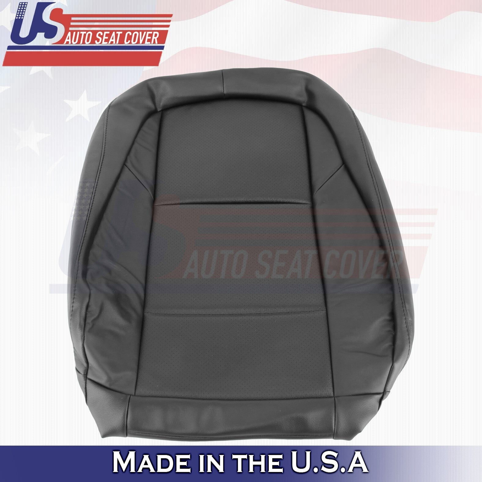 2013 to 2018 For Lexus ES350 Driver Top Perforated Leather Seat Cover Black