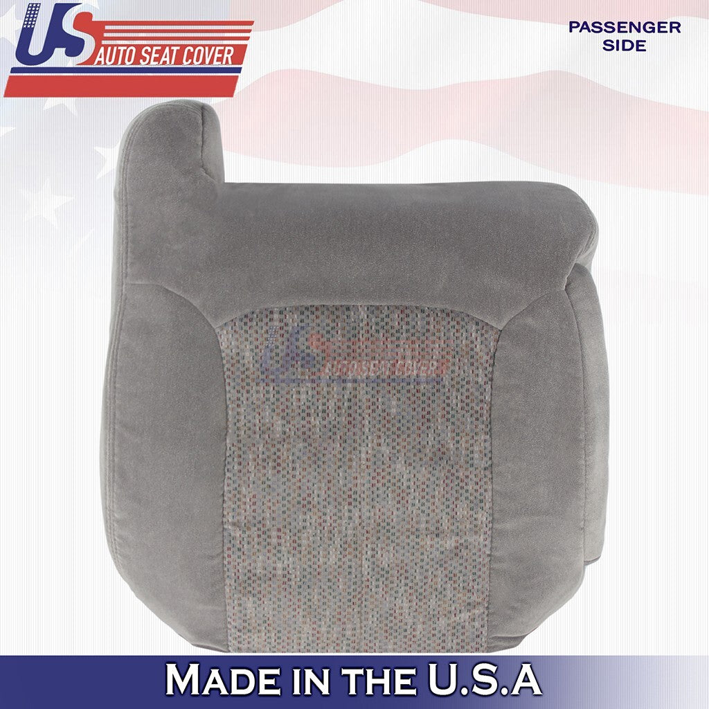 2000 2001 2002 For Chevy Suburban Tahoe Driver& Passenger Tops Cloth Covers Gray