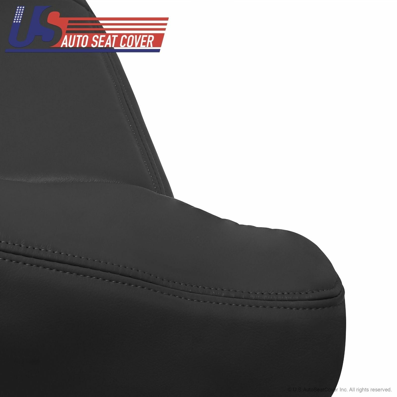 2003 2004 2005 2006 Chevy Avalanche Driver leanback Leather Seat Cover Dark Gray