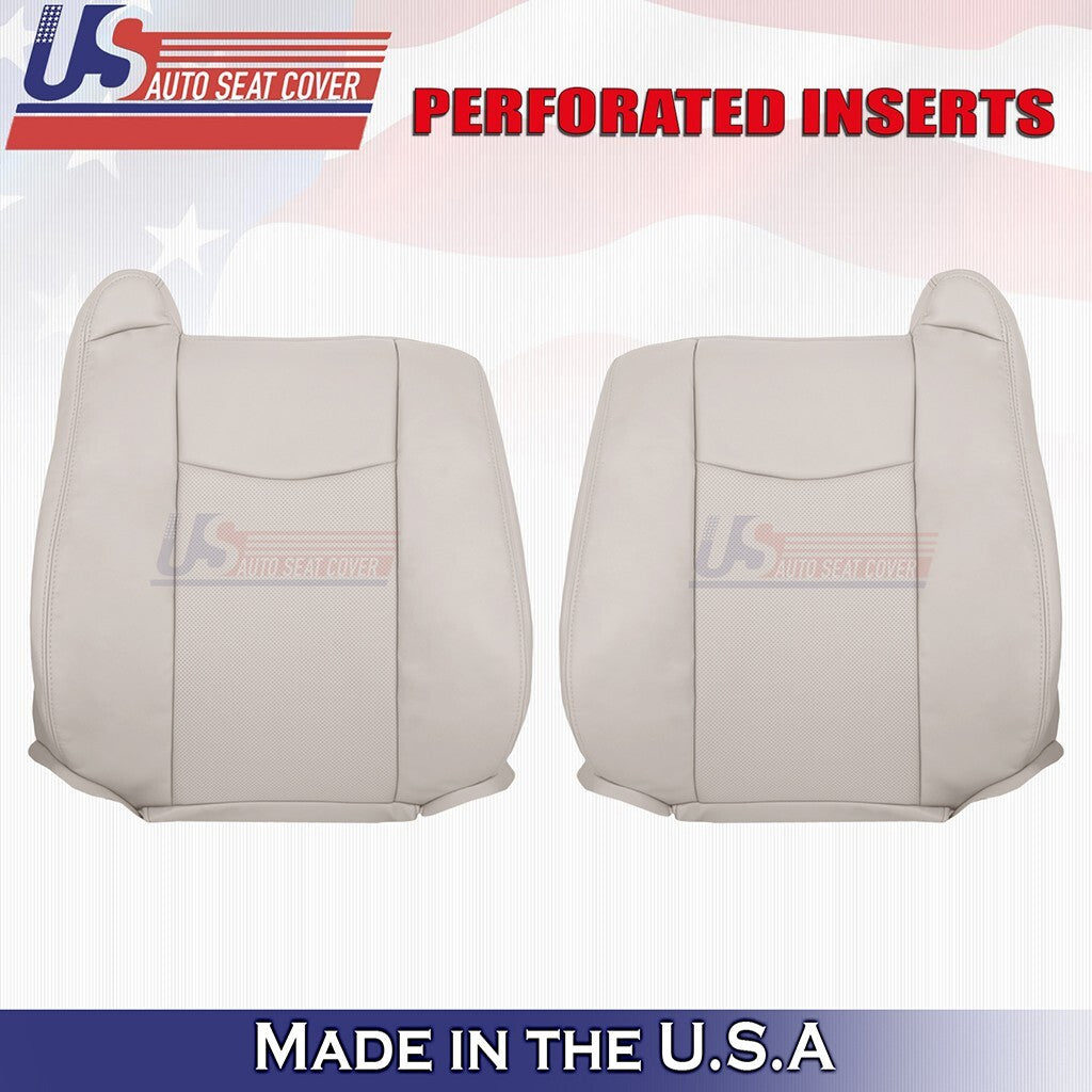 2004 to 2009 Fits Cadillac SRX Driver & Passenger Top Leather Cover Shale LT Tan