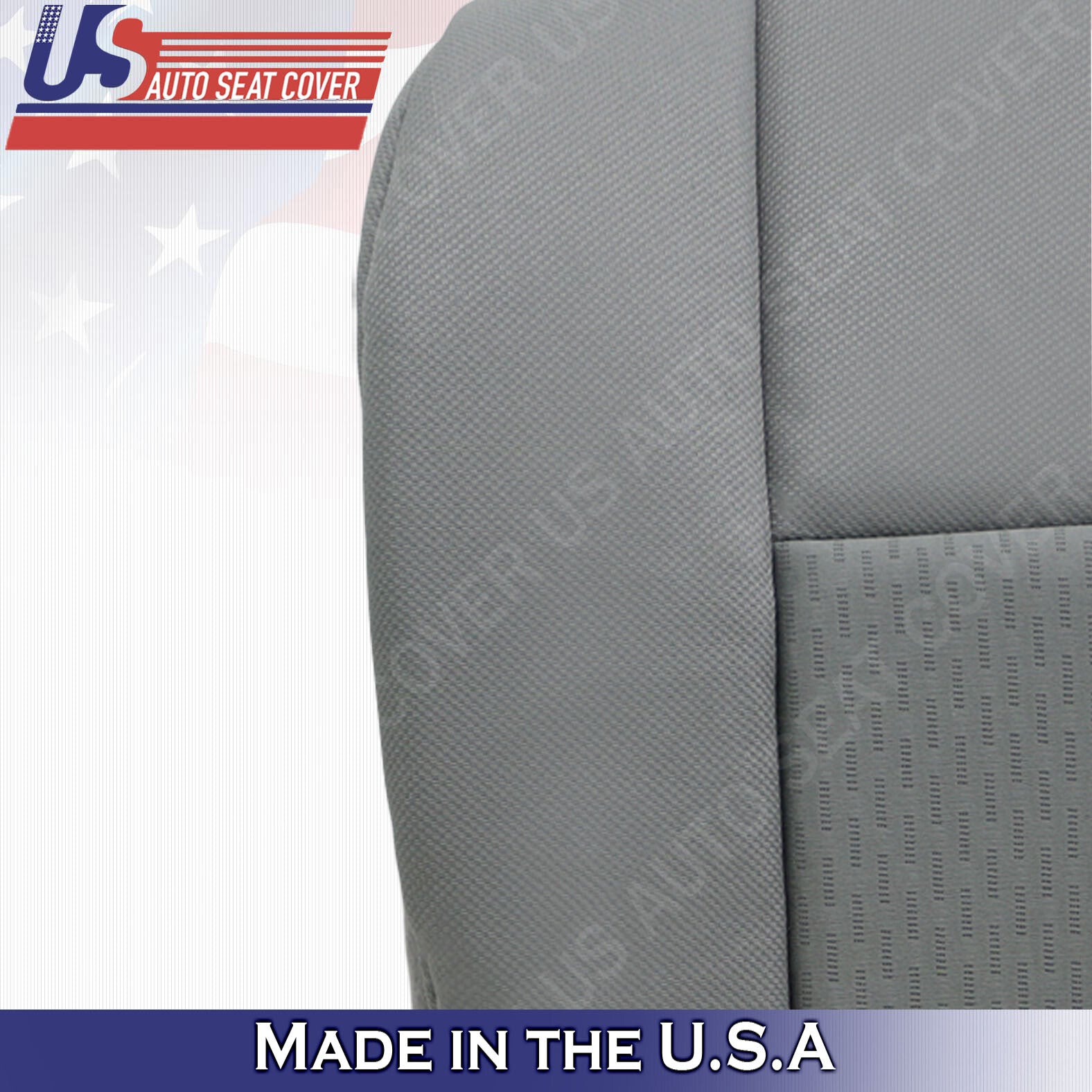 2009 to 2019 Fits Ford E150 E250 Van Passenger Bottom Cloth Cover Flint Gray