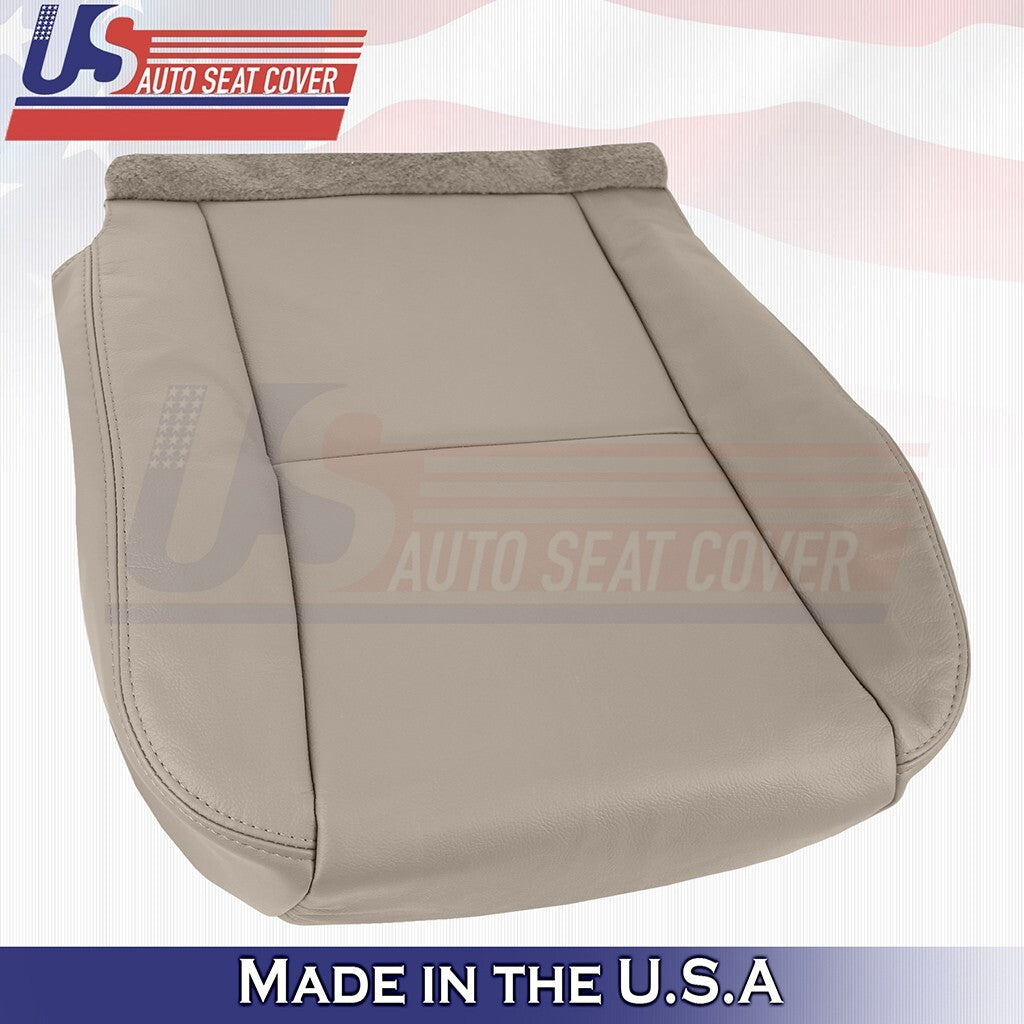 2002-2006 Fits Toyota Camry Passenger Bottom Leather Seat Cover Tan