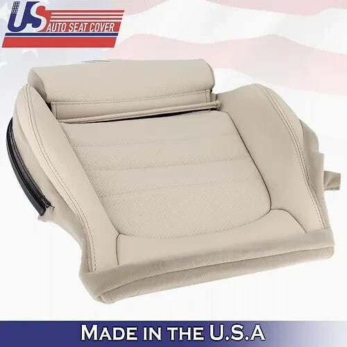 2015 to 2021 Fits Mercedes Benz C300 Driver &Passenger Bottoms Vinyl Cover Tan