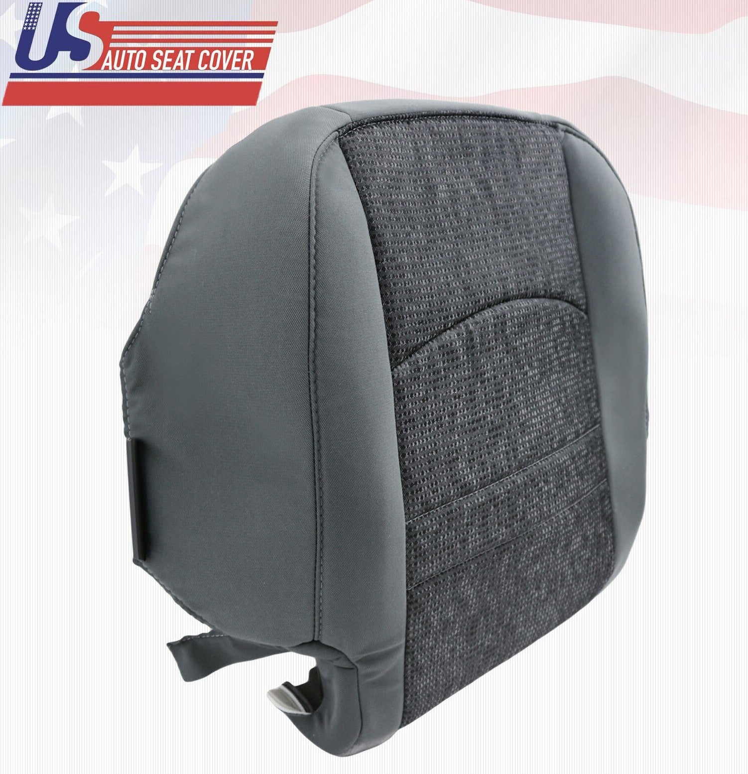 2013 to 2018 Fits Dodge Ram 5500 SLT Driver Side Bottom Cloth Seat Cover Gray