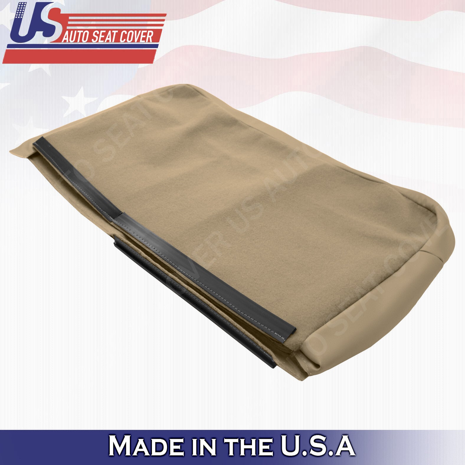 Rear DRIVER Bottom Leather Cover Tan 2005 2006 2007 2008 Ford F150 Lariat