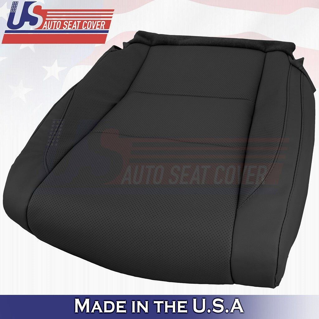2014 to 2019 For Toyota Highlander Driver Bottom Vinyl w/Perforated Cover Black