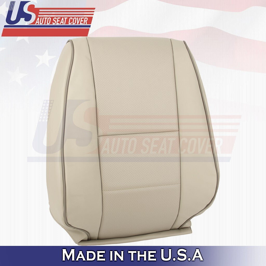 2001 to 2005 For Lexus IS300 Driver Top & Bottom Perf Leather Seat Covers Tan