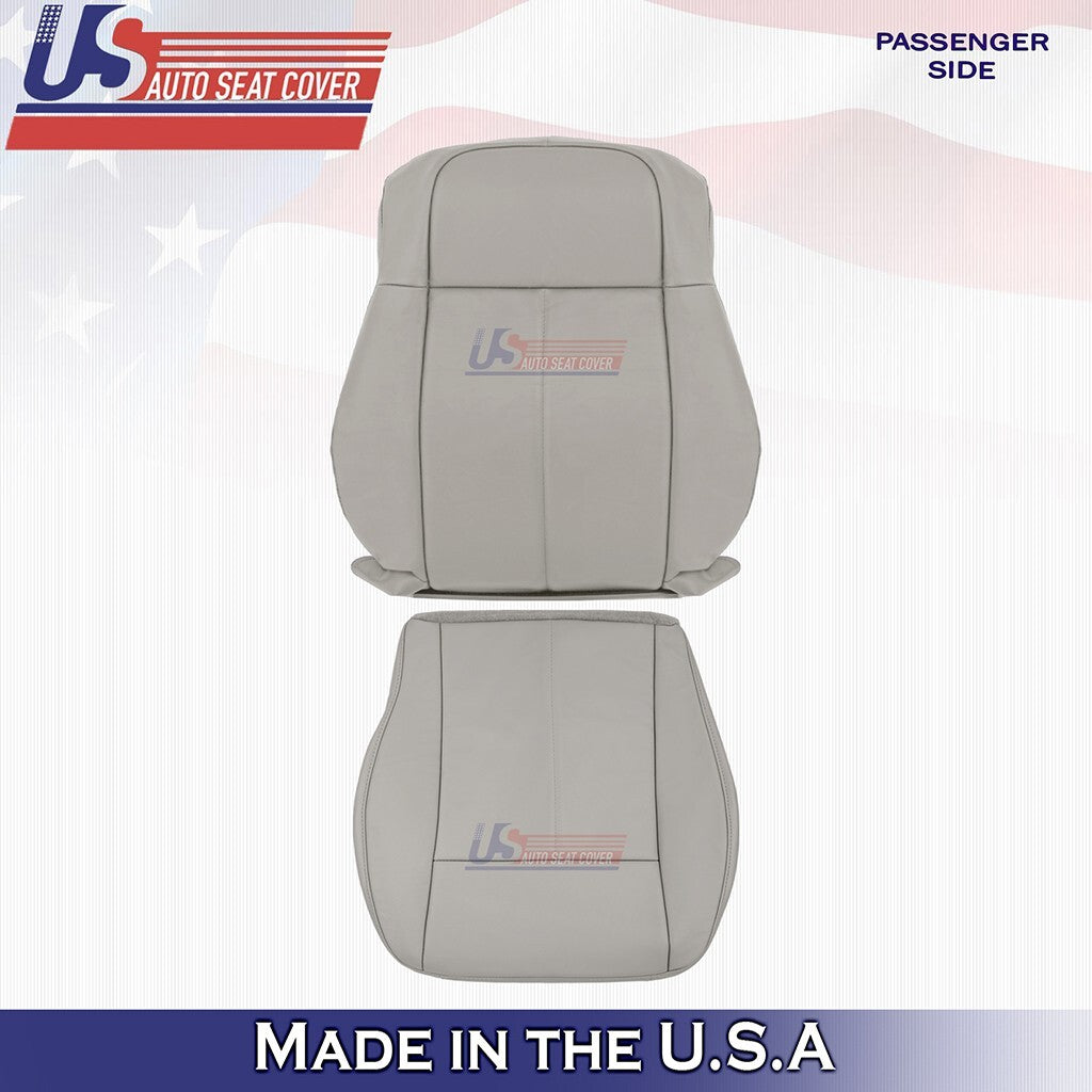 2008 2009 2010 Fit Chrysler 300C Passenger Top Bottom Leather Cover Light Gray