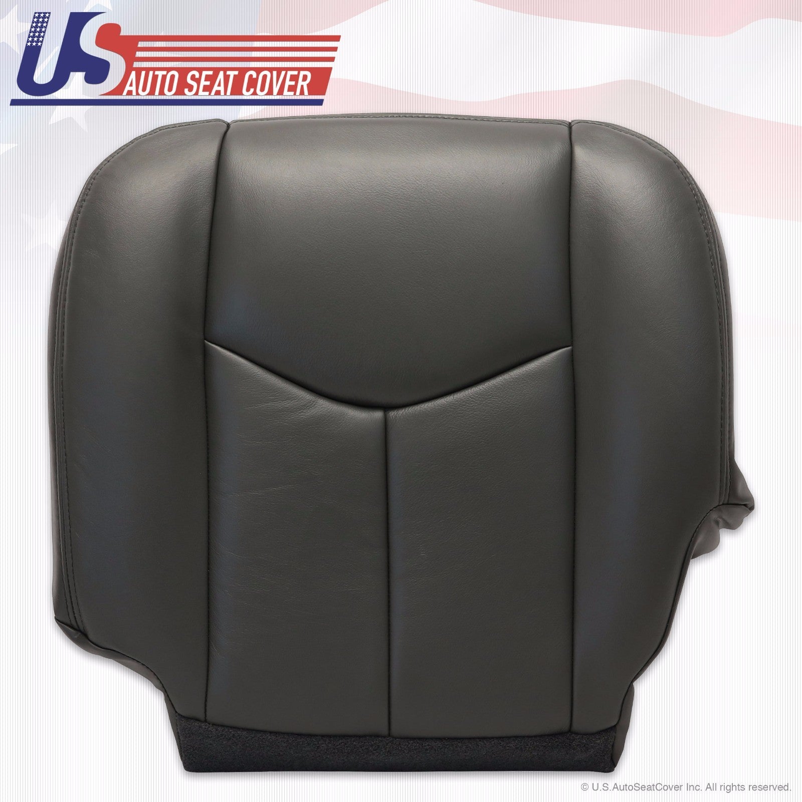 2003 To 06 GMC Sierra 1500 2500 3500 HD Upholstery leather seat-cover Dark-Gray