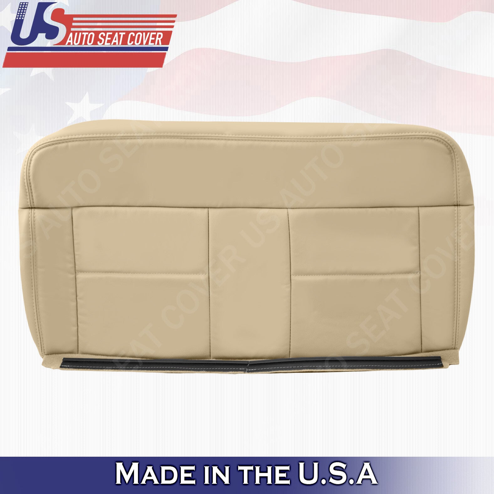 2004 Fits Ford F150 Lariat Rear Driver Bottom Leather Seat Cover Parchment an