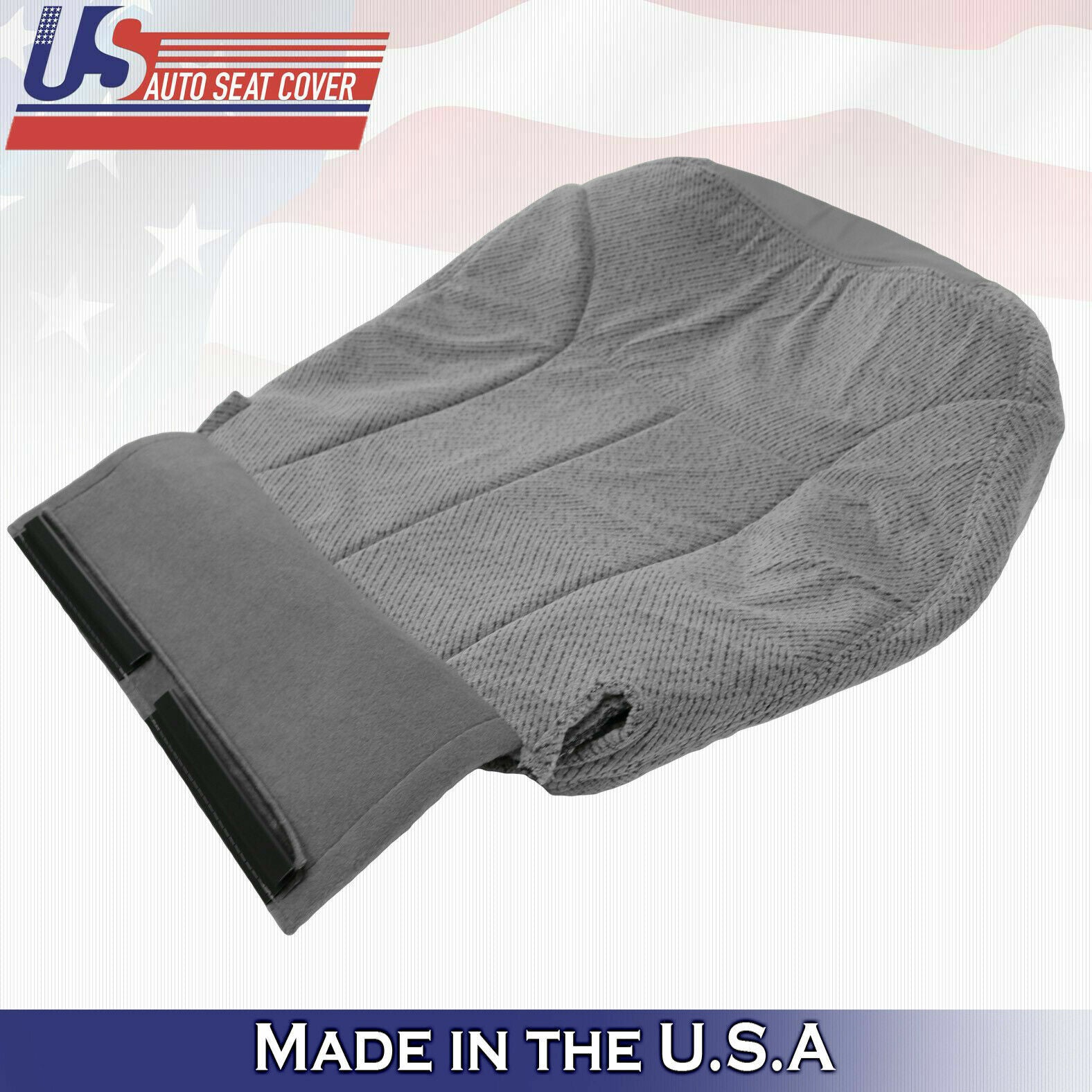 1995 to 1999 For Chevy Tahoe Suburban Passenger Bottom Cloth Seat Cover in Gray