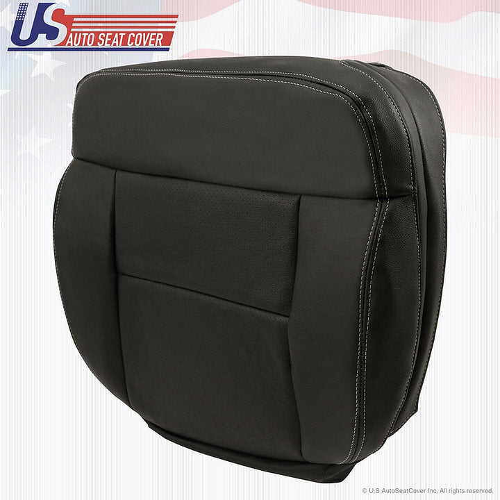 2007 2008 Ford F-150 Lariat FX 4 XLT FX 2 Driver Bottom Leather Seat-Cover Black