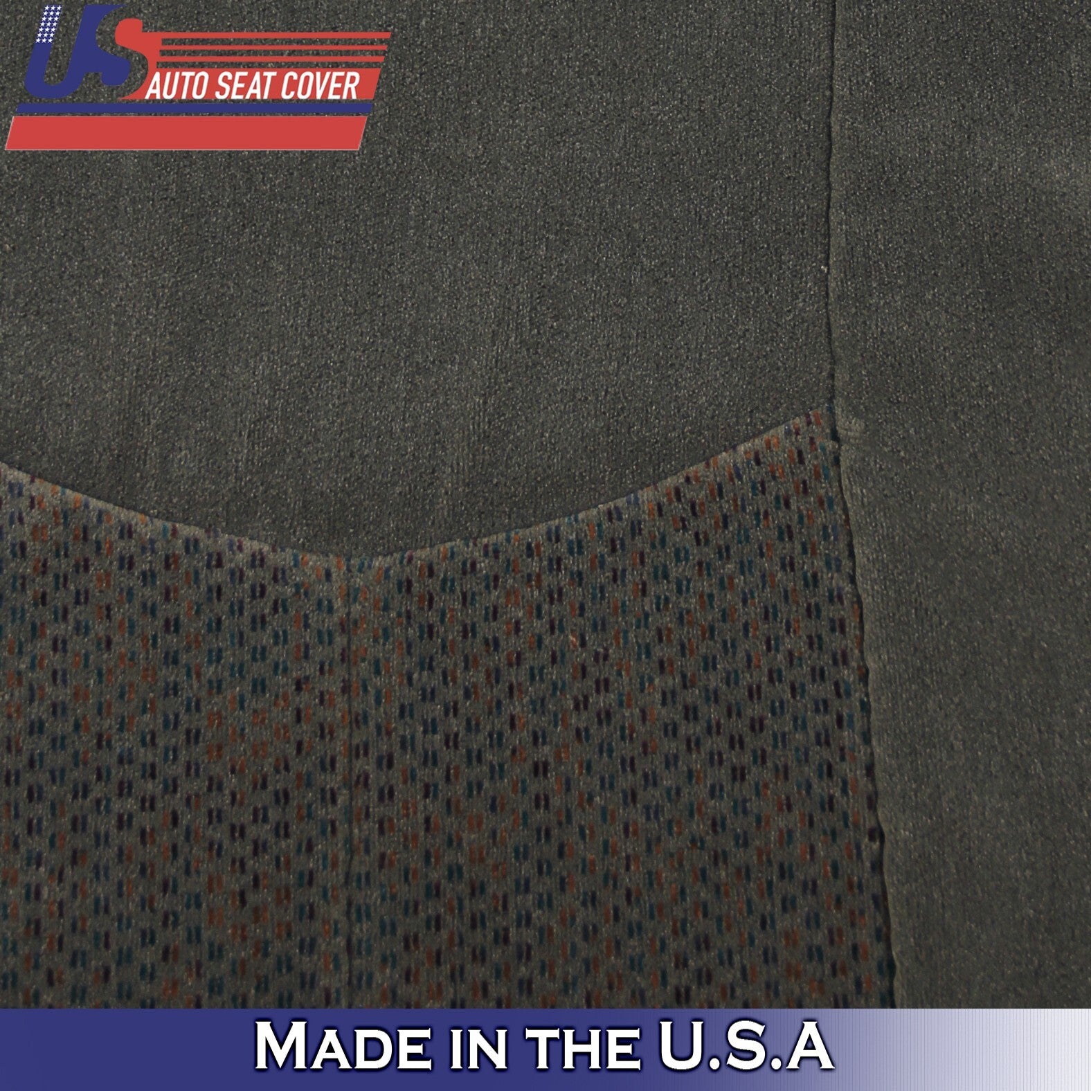 2005 For Chevy Silverado 1500 2500 3500 Passenger Top & Bottom Cloth Covers Gray
