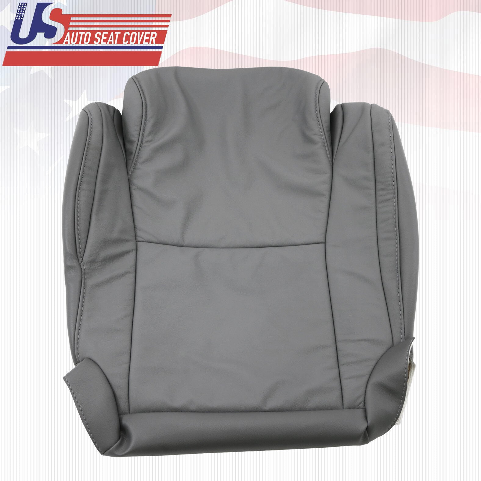 Fits 2007 2008 Toyota Tundra Passenger Bottom Gray Leather Seat Cover