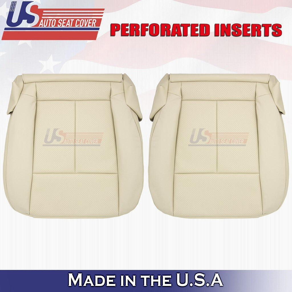 2005 to 2008 Fits Infinity FX45 FX35 Driver &Passenger Bottoms Leather Cover Tan