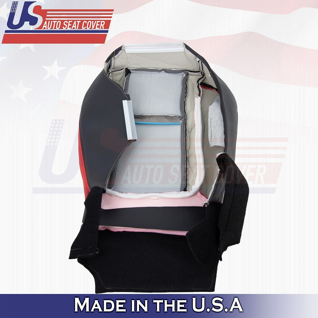 Driver & Passenger Bottoms Seat Cover Black/Red 2014 Fits Ford F150 Raptor