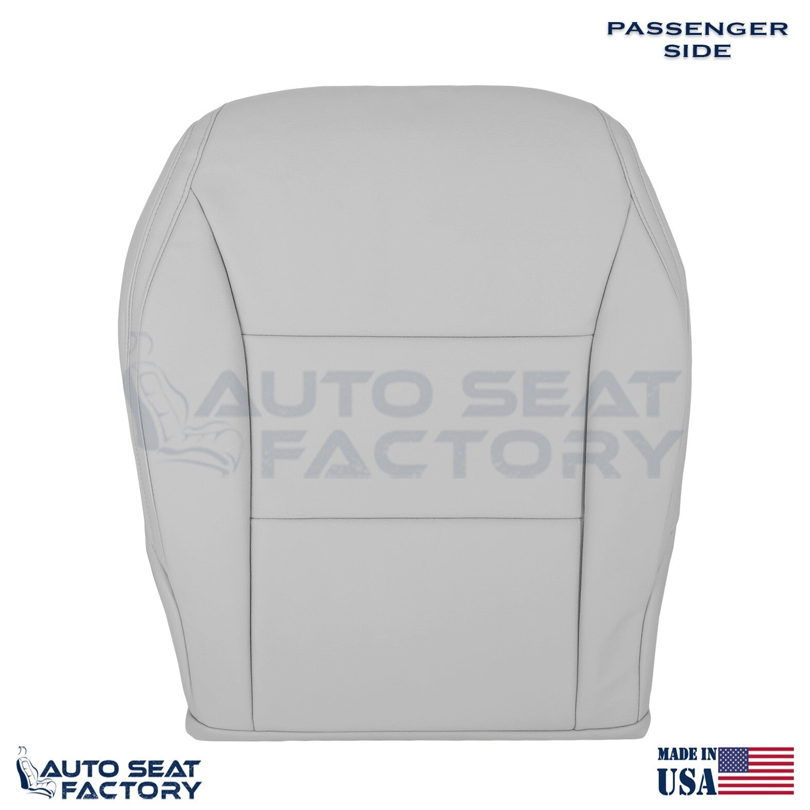 Fits 2014 2015 Mercedes Benz CLA PASSENGER Bottom Gray Vinyl Seat Cover