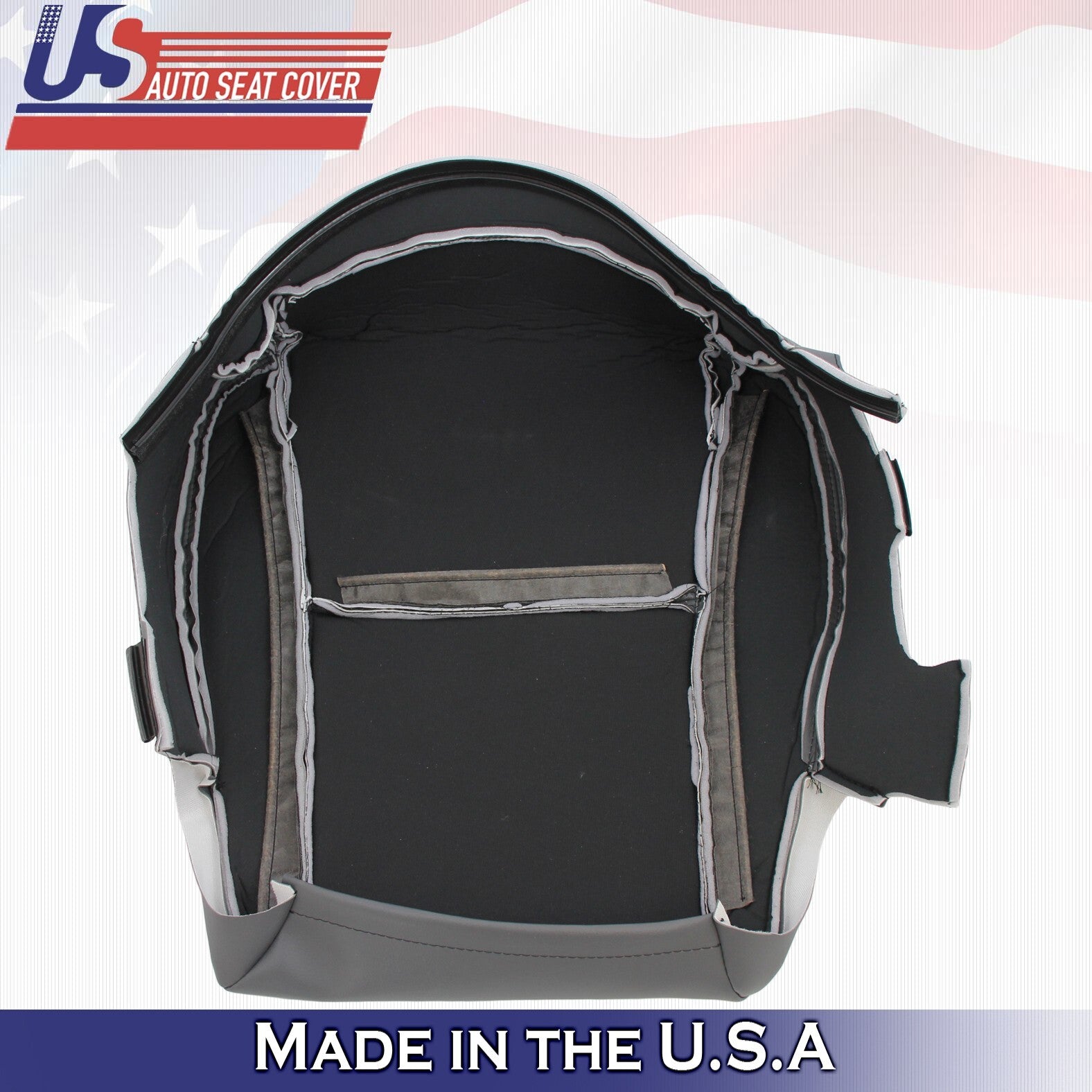 2004 For Toyota Solara Convertible Passenger Side Bottom Leather Seat Cover Gray