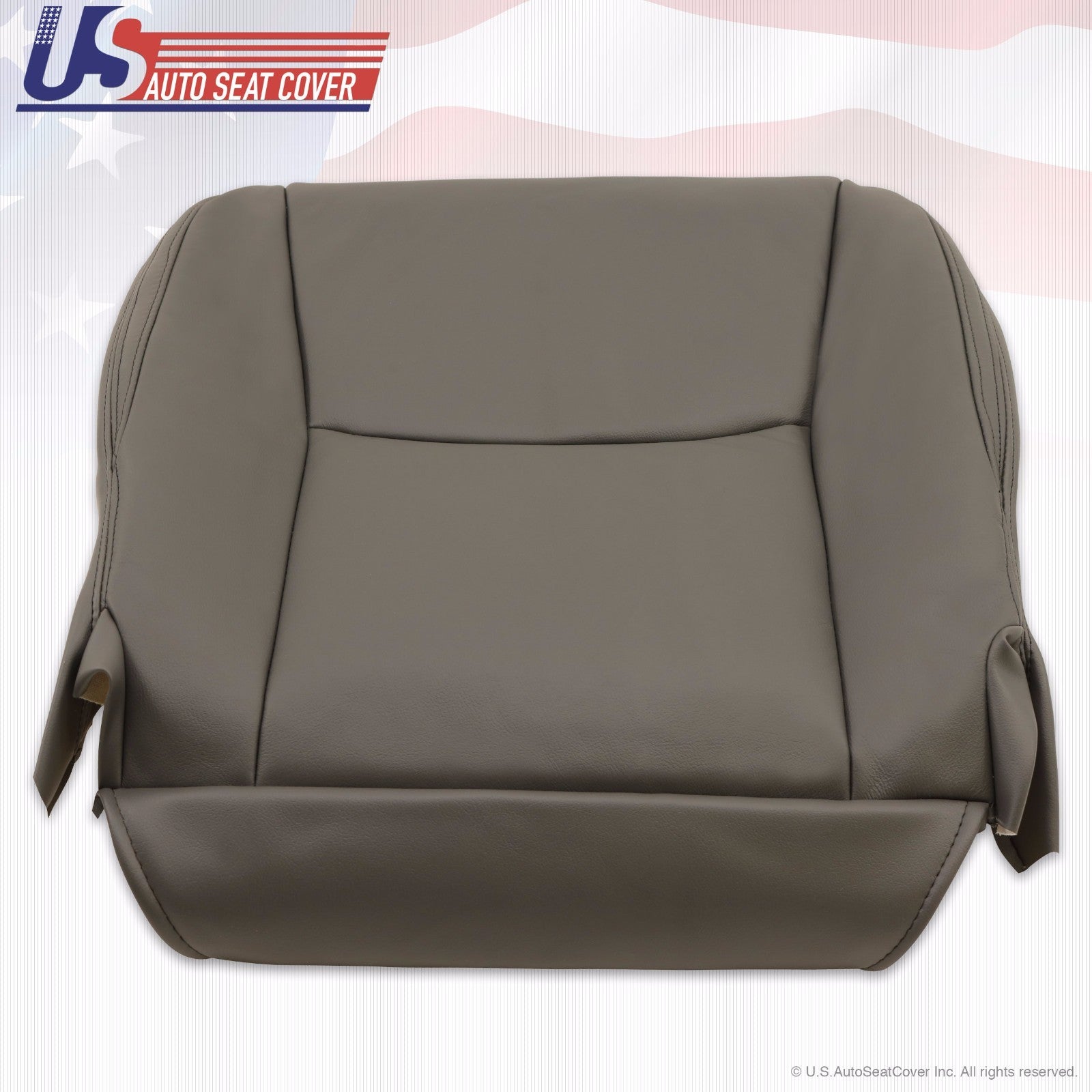 Fit 2005 2006 Lexus GX470 Driver Bottom Replacement Leather Seat Cover Dark Gray