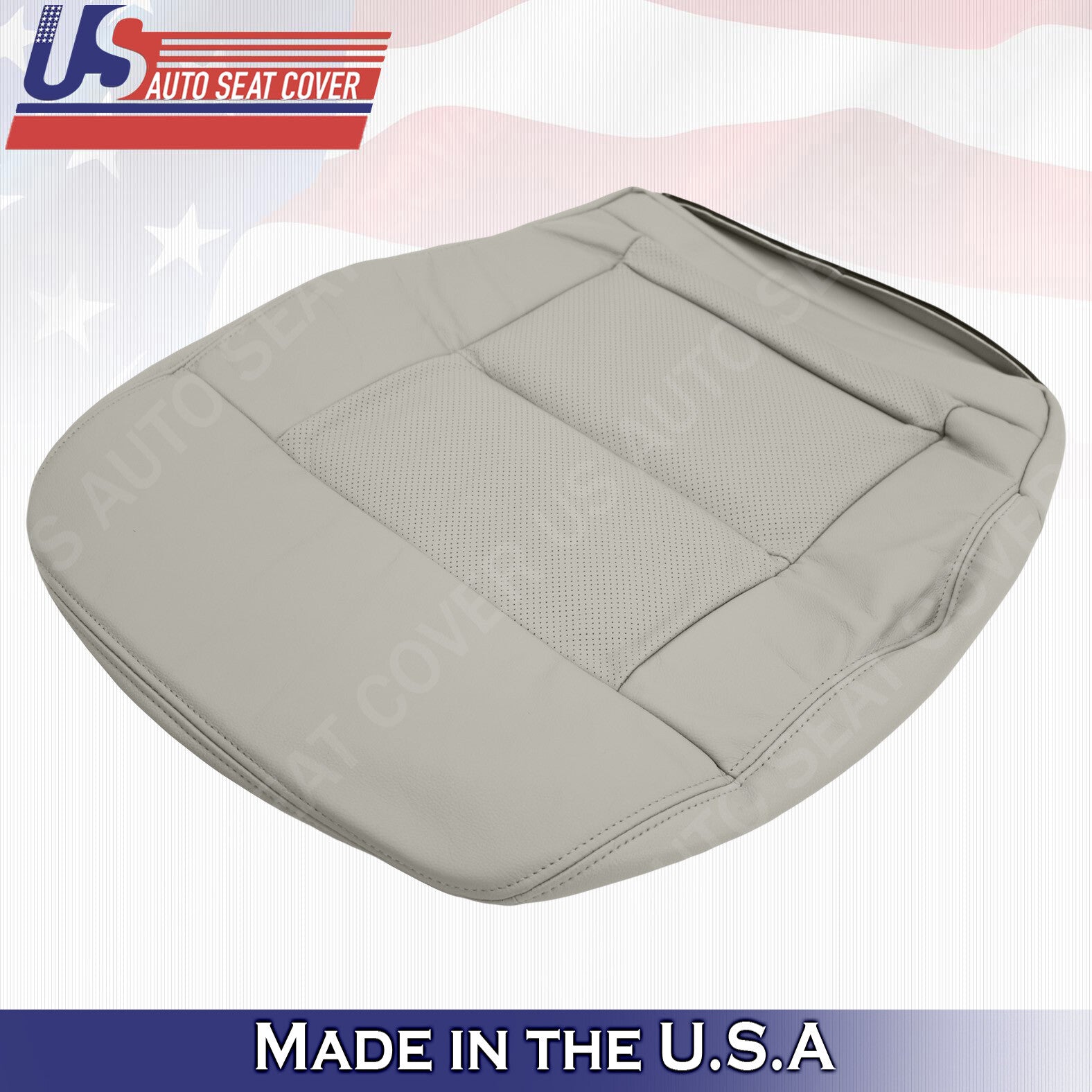 For 2010 TO 2013 Mercedes Benz E350 E550 Front Bottoms Leather Cover Ash Gray
