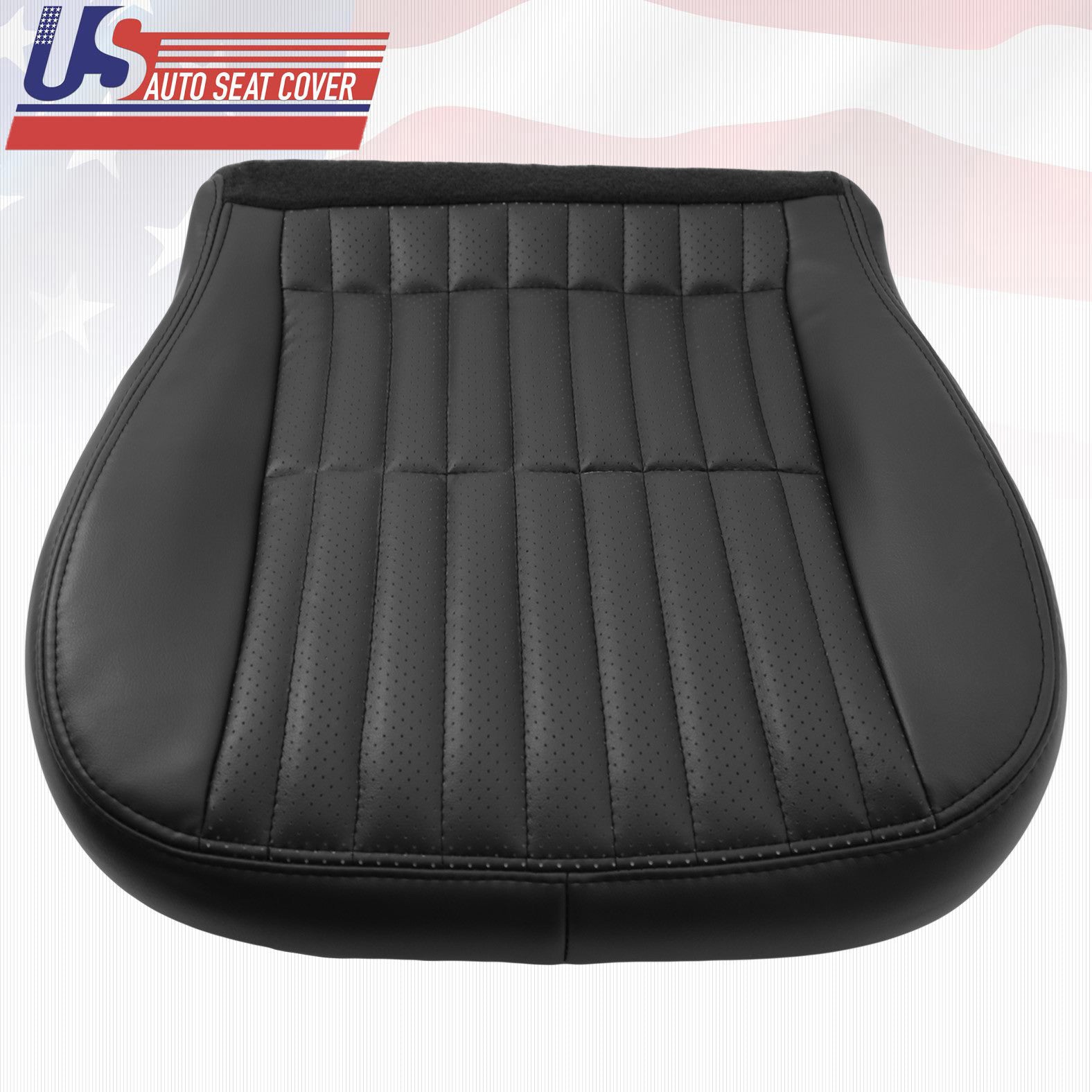 1997 1998 1999 2000 Fits Chevy Camaro Driver Bottom Leather Seat Cover Black