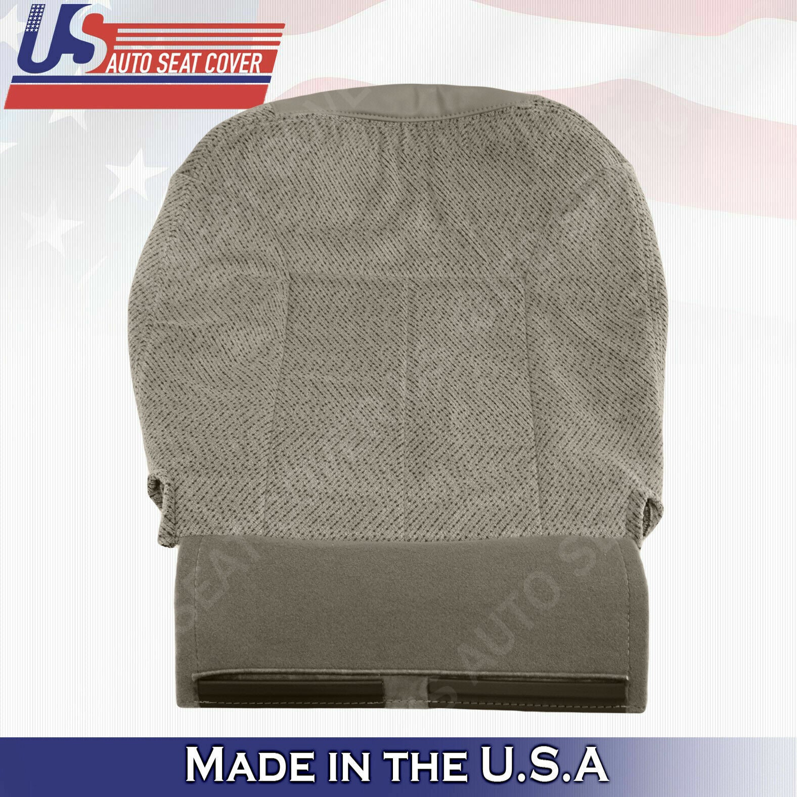 1995 to 1999 For GMC Yukon 2x Tops 2x Bottoms 2x Armrests Cloth Seat Cover Tan