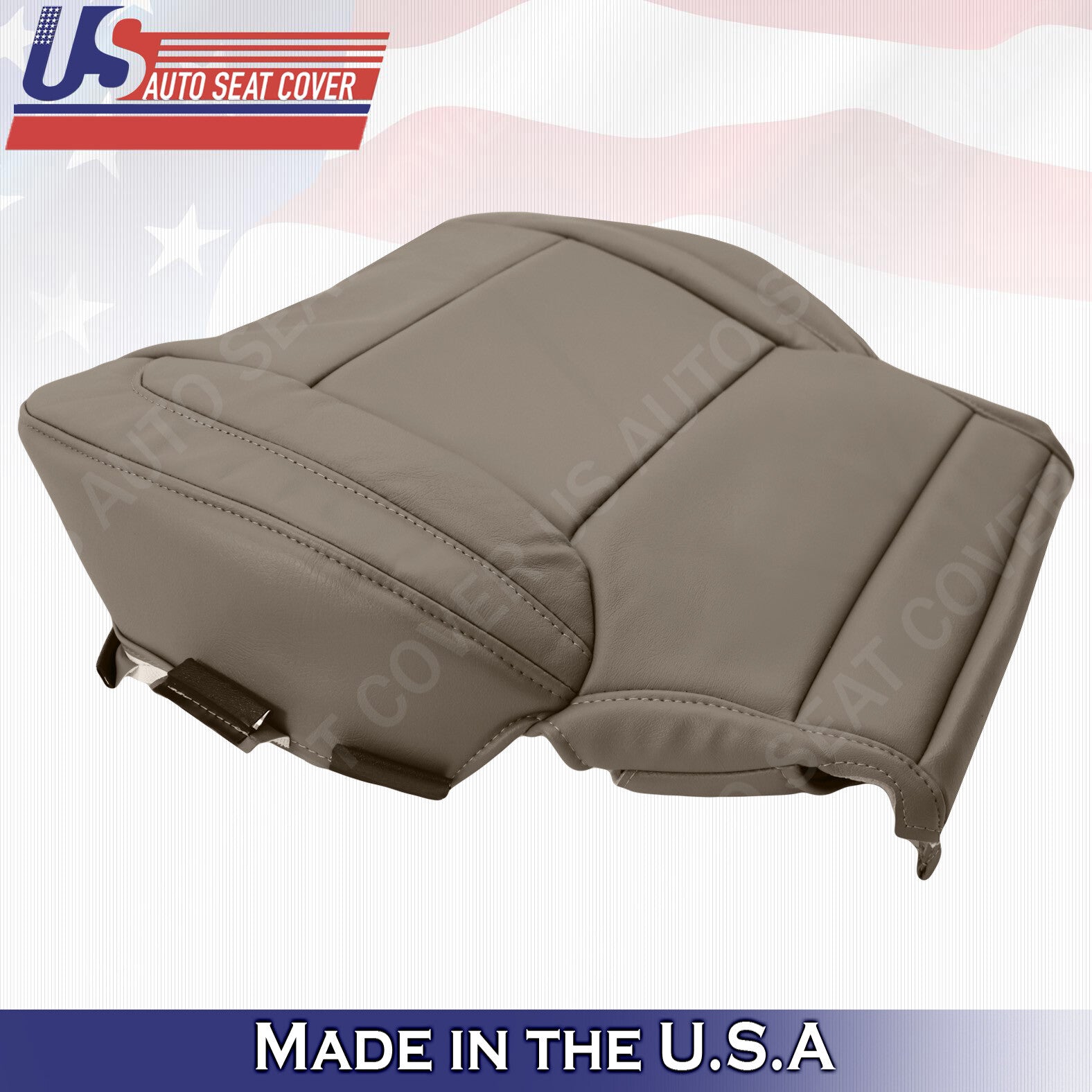 Driver Bottom Leather Seat Cover 2015 -2018 Chevy/GMC Tahoe, Suburban, Yukon TAN