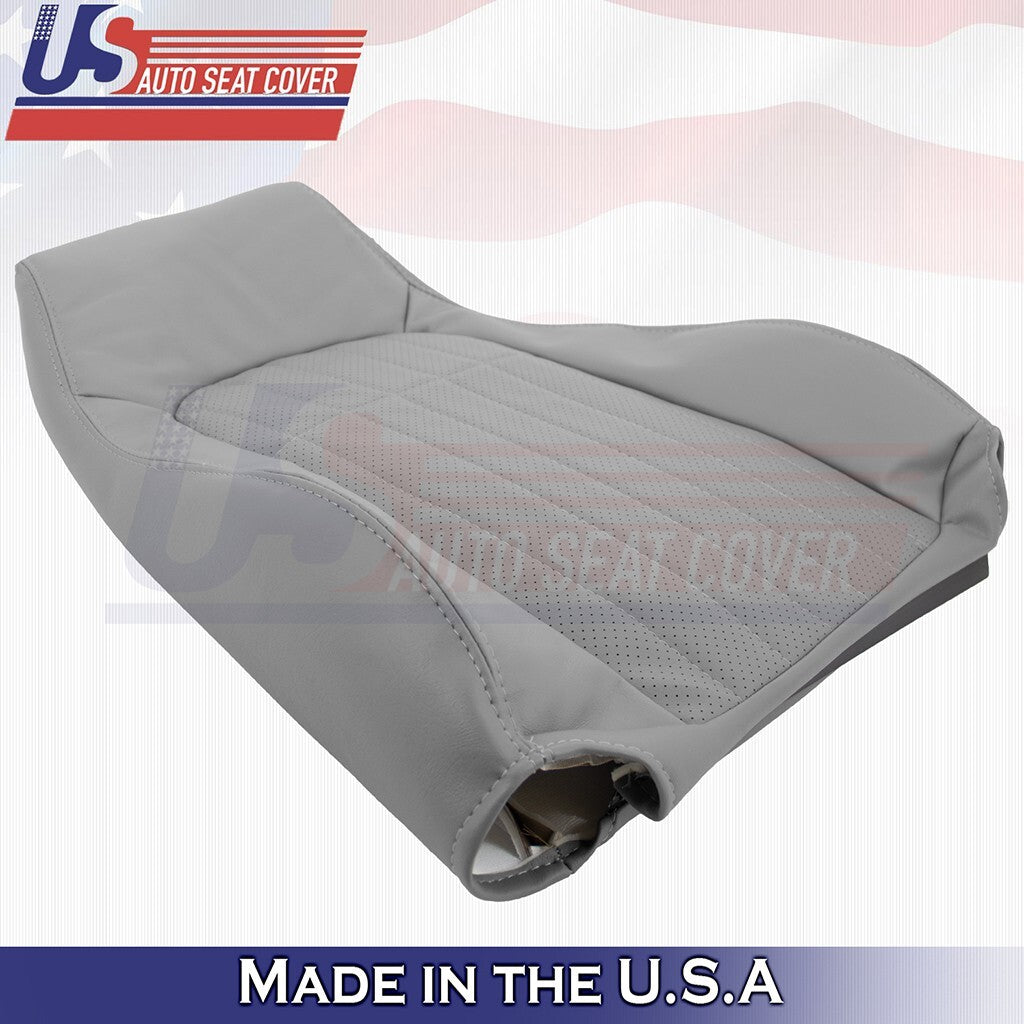 1997 to 2002 Fits Chevy Camaro Driver Top Perforated Leather Cover Med Gray