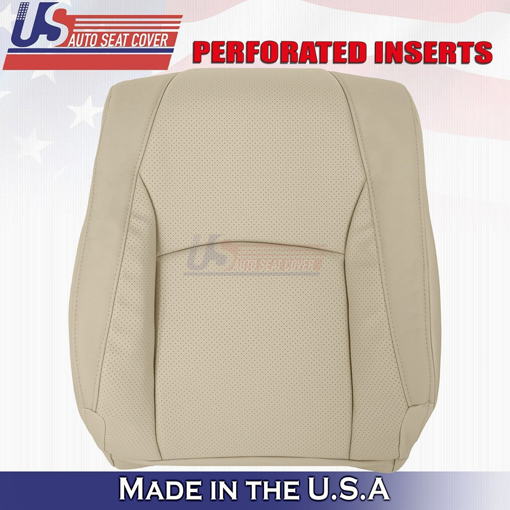 2003 to 2009 For Lexus RX330 RX350 Driver Top Synth Leather Perf Cover ivory Tan