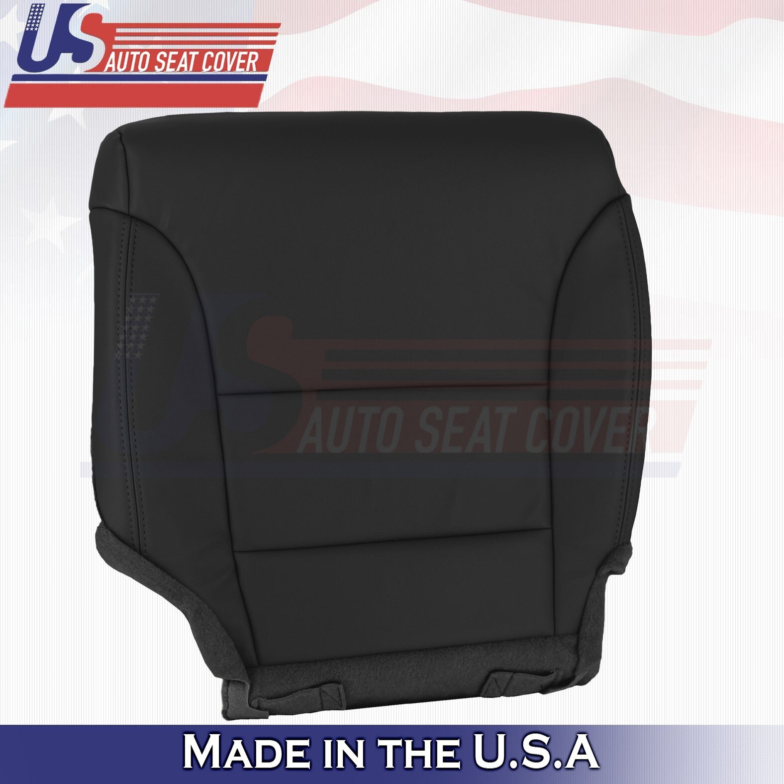 2012 to 2016 For Honda CR-V Front DRIVER Bottom Genuine Leather Seat Cover Black