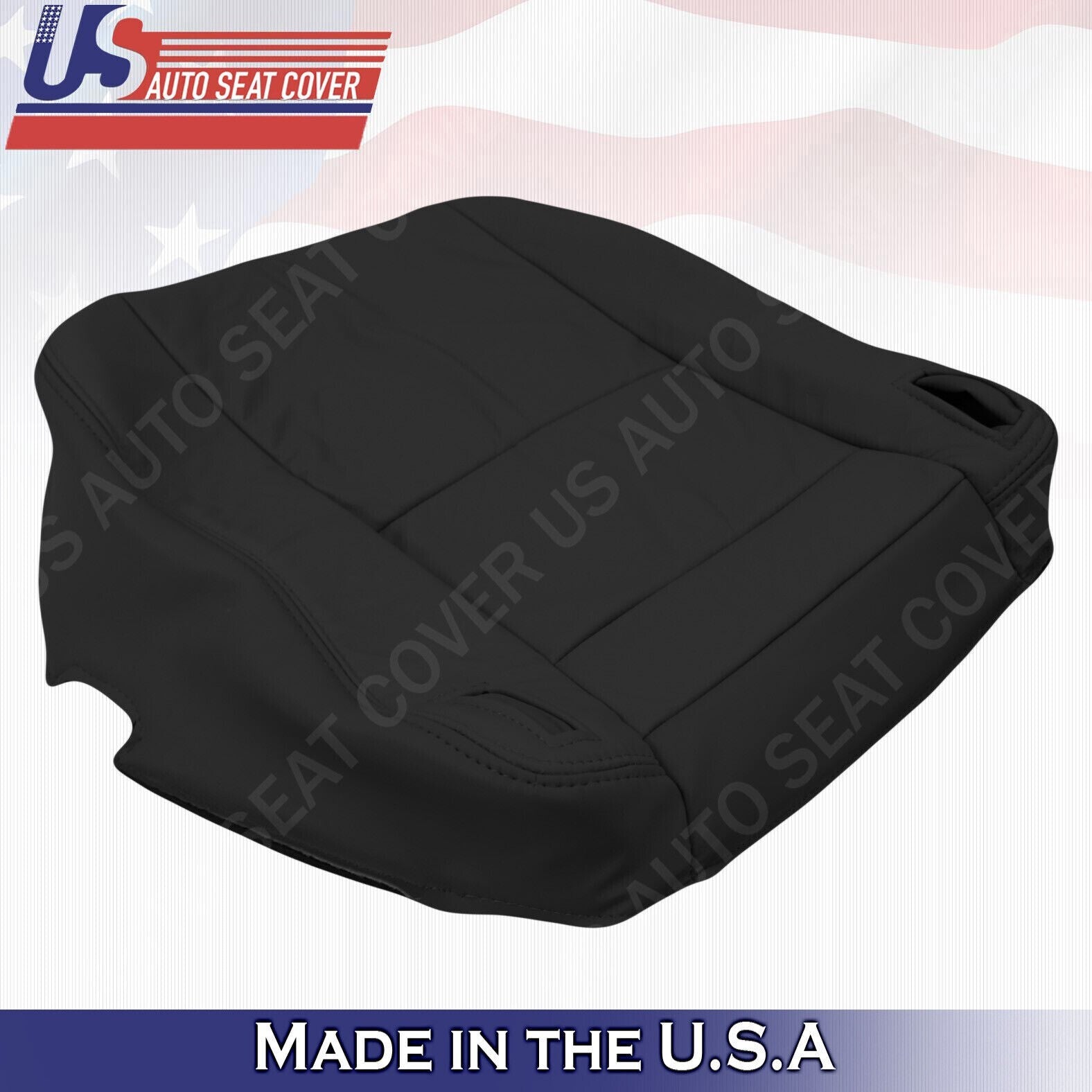 1997 1998 1999 For Lexus ES300 Driver Top & Bottom Leather Seat Covers Black