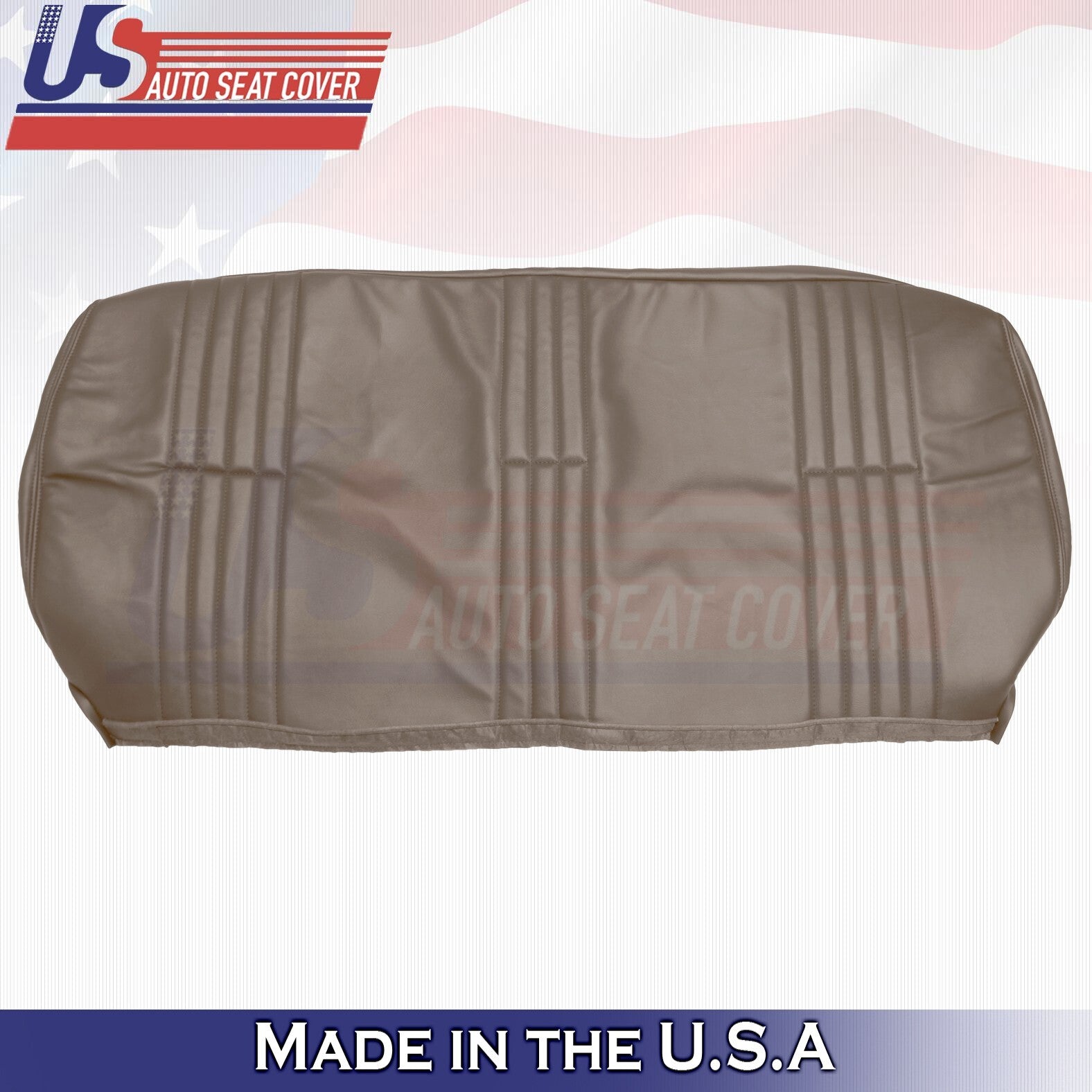 1996 For GMC Sierra C/K 1500 2500 3500 Front Top Bench Vinyl Seat Cover Tan