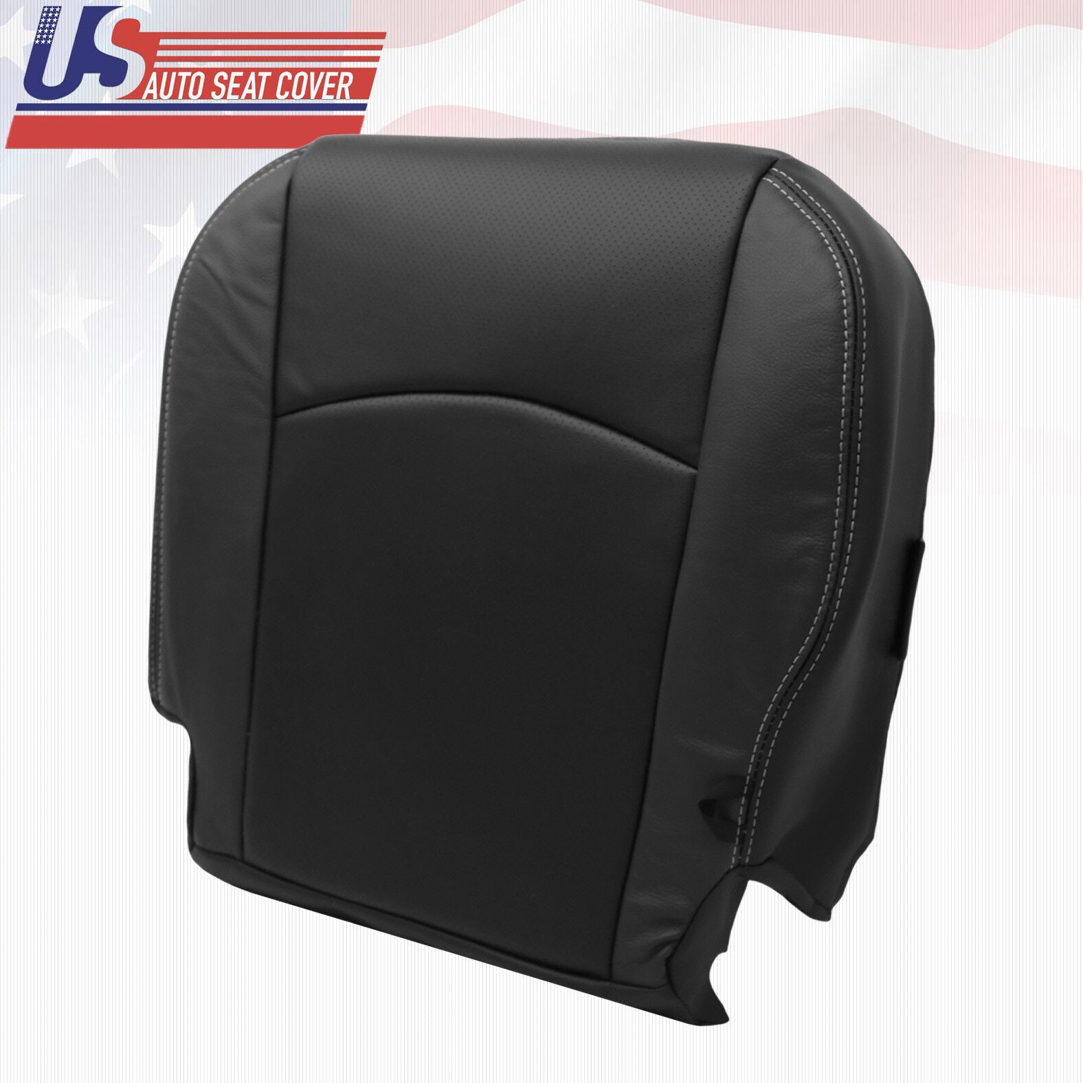 09-12 Fits Dodge Ram 1500 2500 Laramie Driver Bottom Perf Leather Cover BLACK