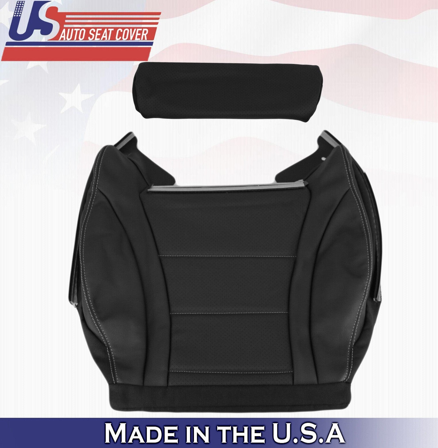 2020 2021 For Mercedes Benz GLC Class Passenger bottom leather cover Black