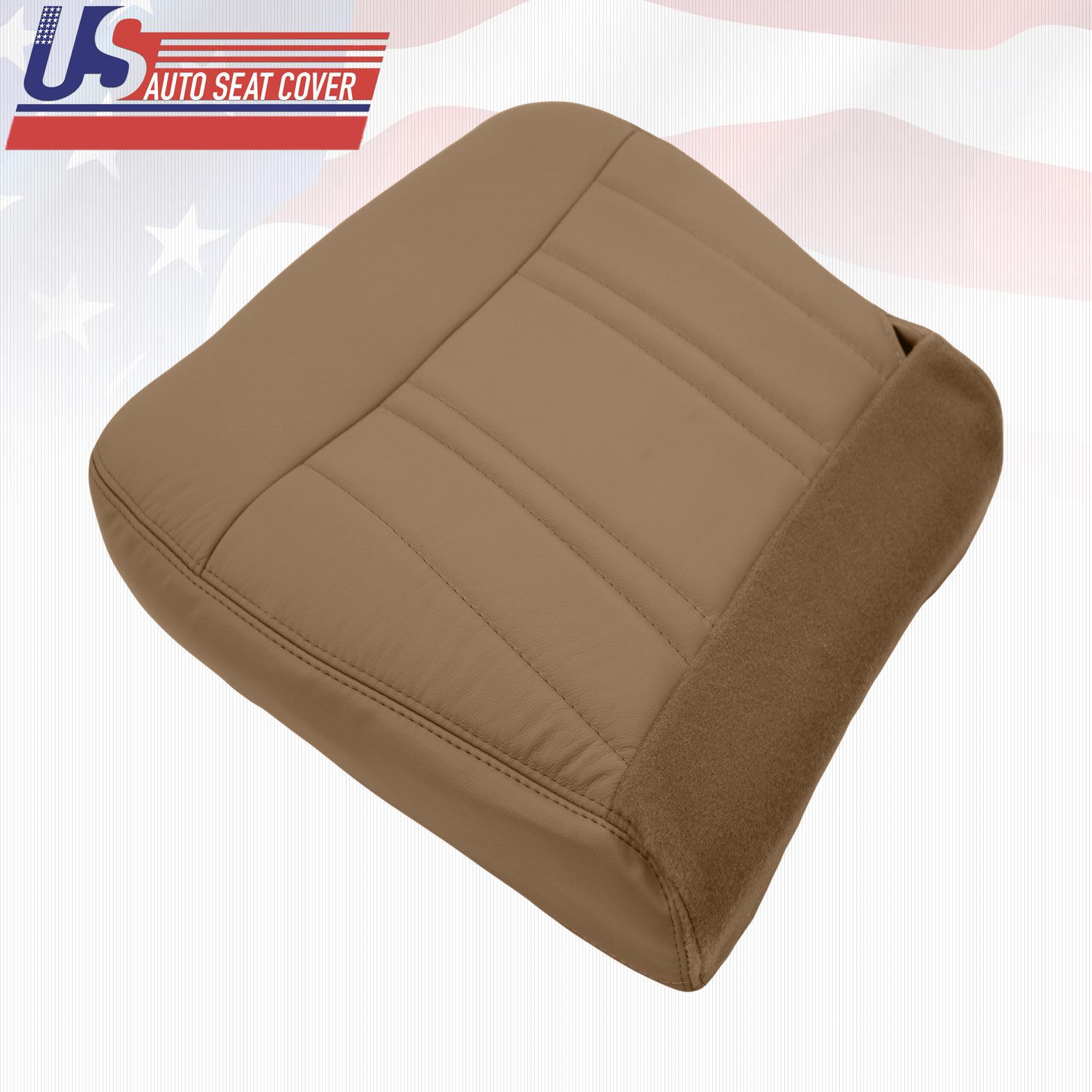1997-1998 Ford F150 Lariat, 4x4 Single Cab Prairie Tan Driver Bottom Seat Cover