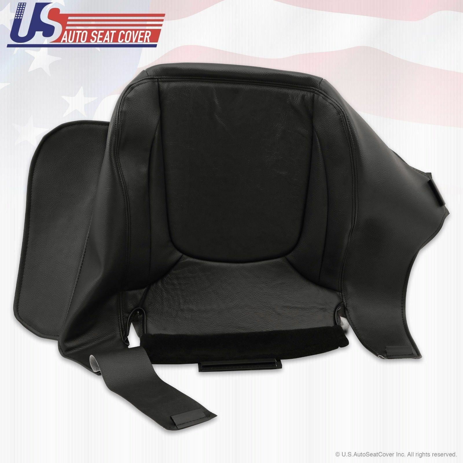 2005 For Dodge Ram Laramie Driver Bottom Replacement Leather Seat Cover Gray