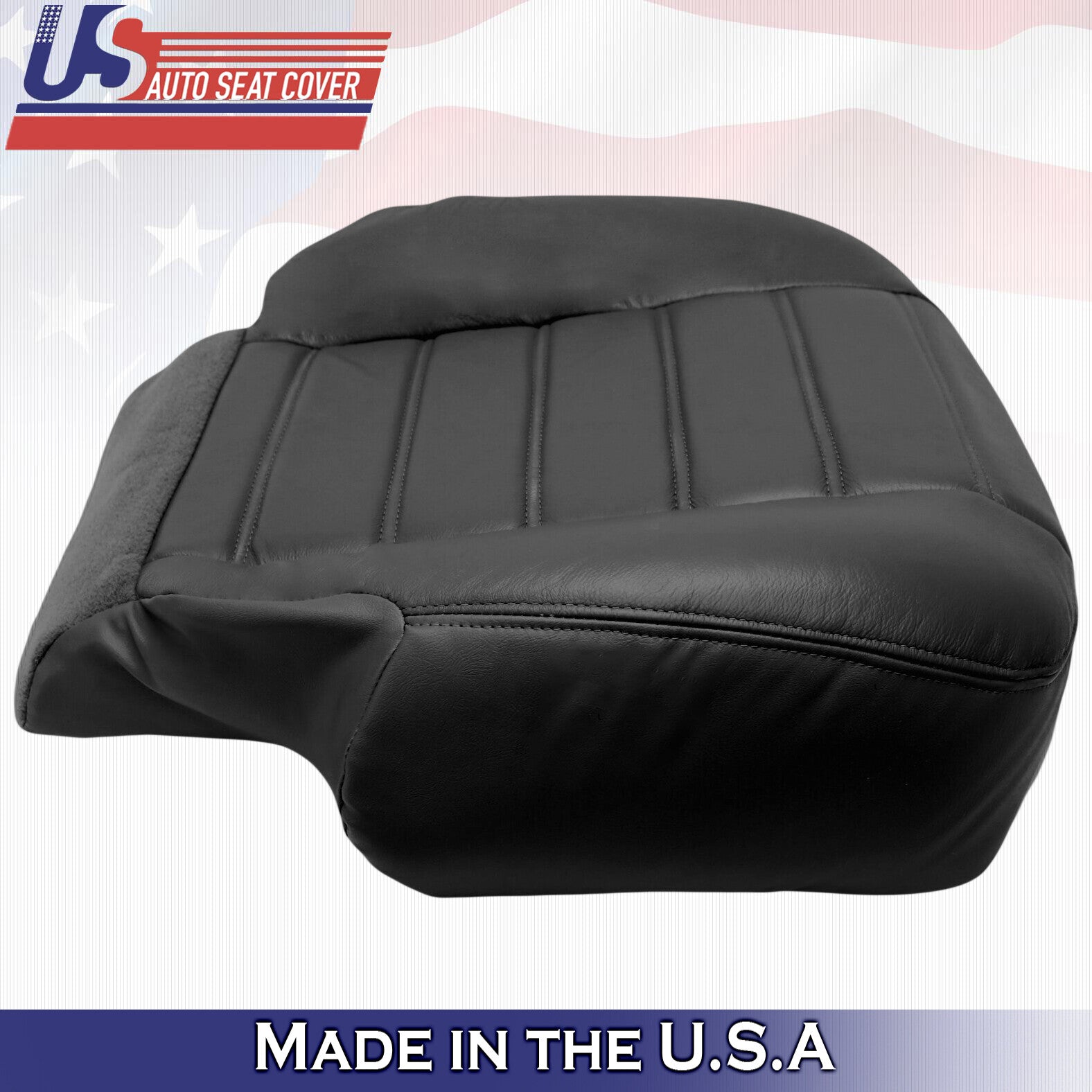 2003 2004 2005 For Hummer H2 Driver Top Bottom & Armrest Leather Seat Covers