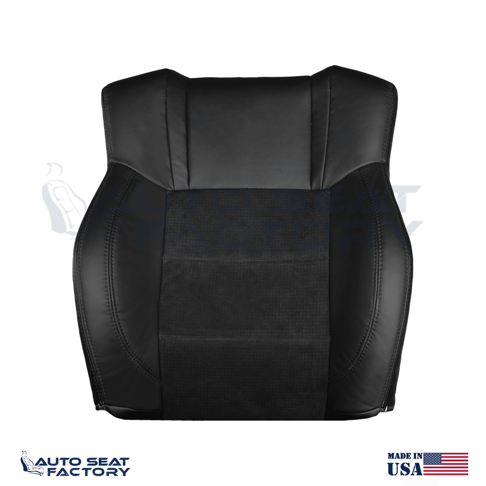 Replacement Black Seat Cover Fits 2006 - 2010 Dodge Charger RT Front Tops