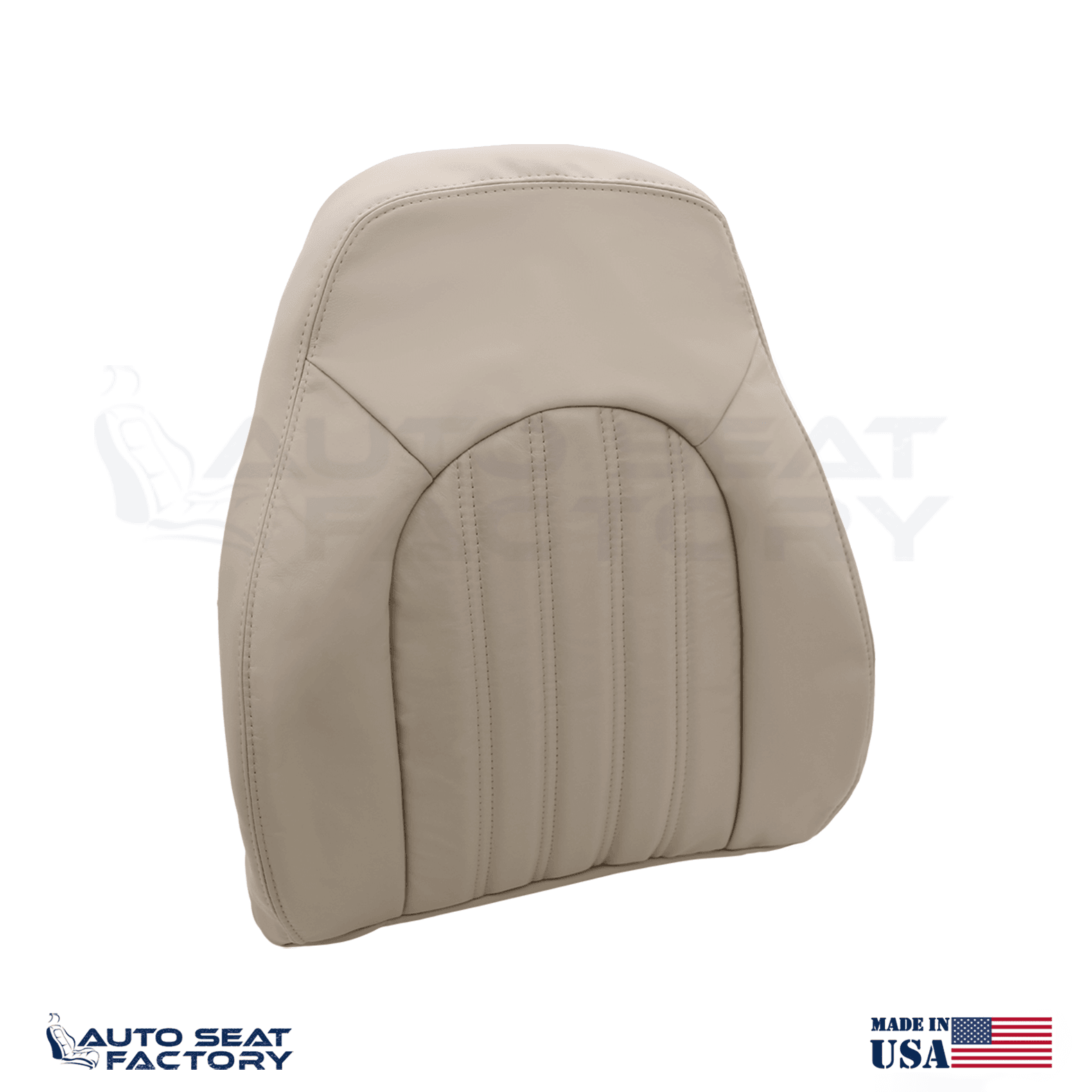 2001 -2005 Fits Jaguar XK8 XKR Driver & Passenger SDC Coffee Leather Seat Covers