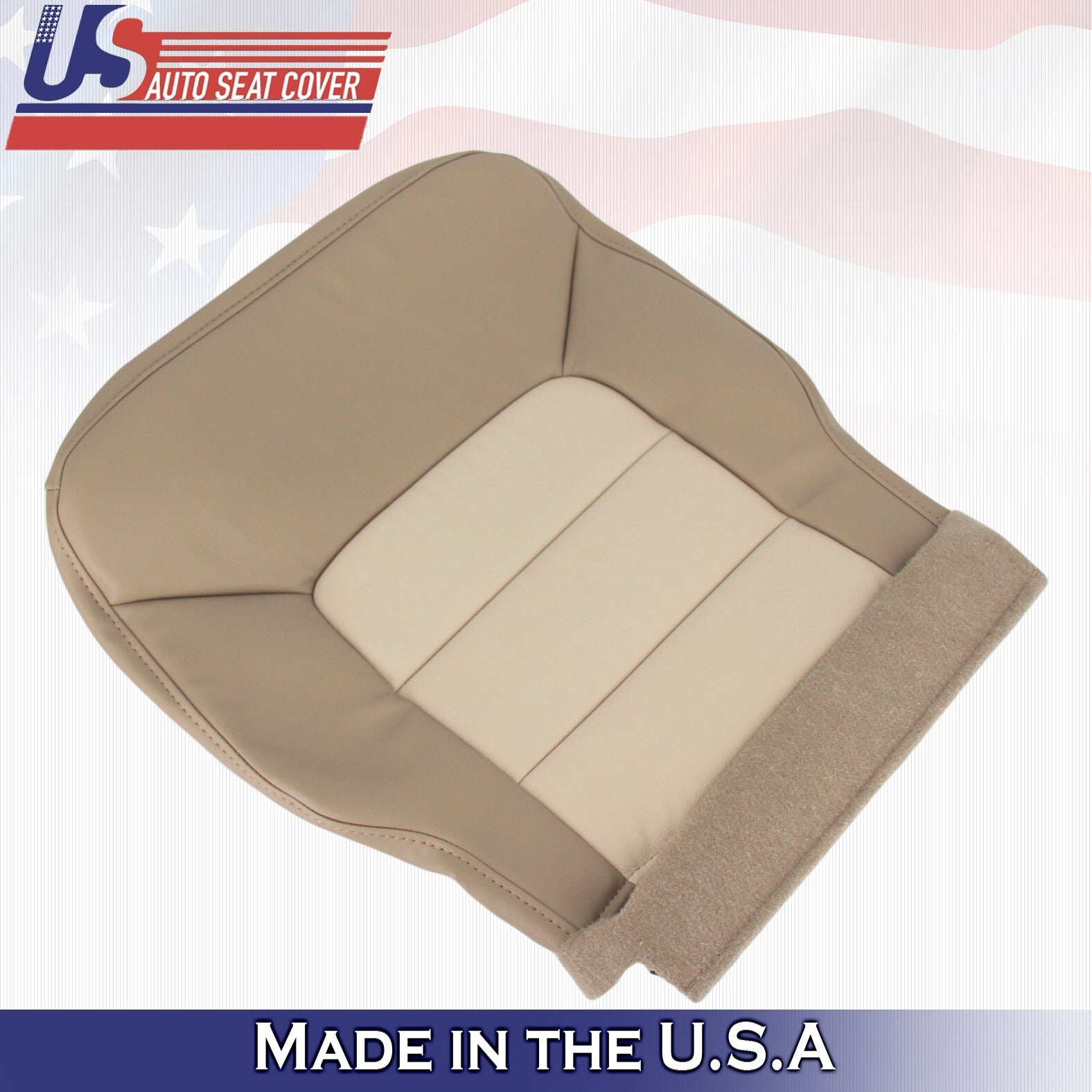 2003 2004 For Ford Expedition Eddie Bauer Rear Driver Bottom Leather Cover Tan