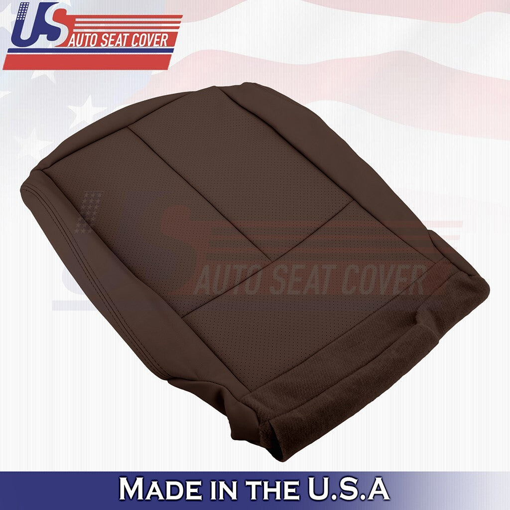 2015 to 2023 Fits Nissan Murano Driver & Passenger Bottoms Leather Cover Brown