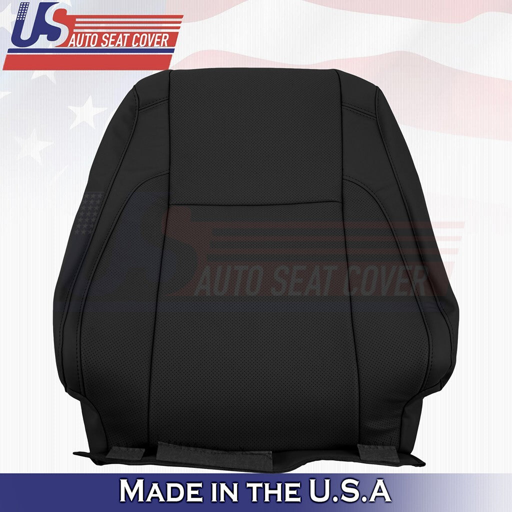 2018 2019 For Toyota Highlander Driver Top Leather Seat Cover Black