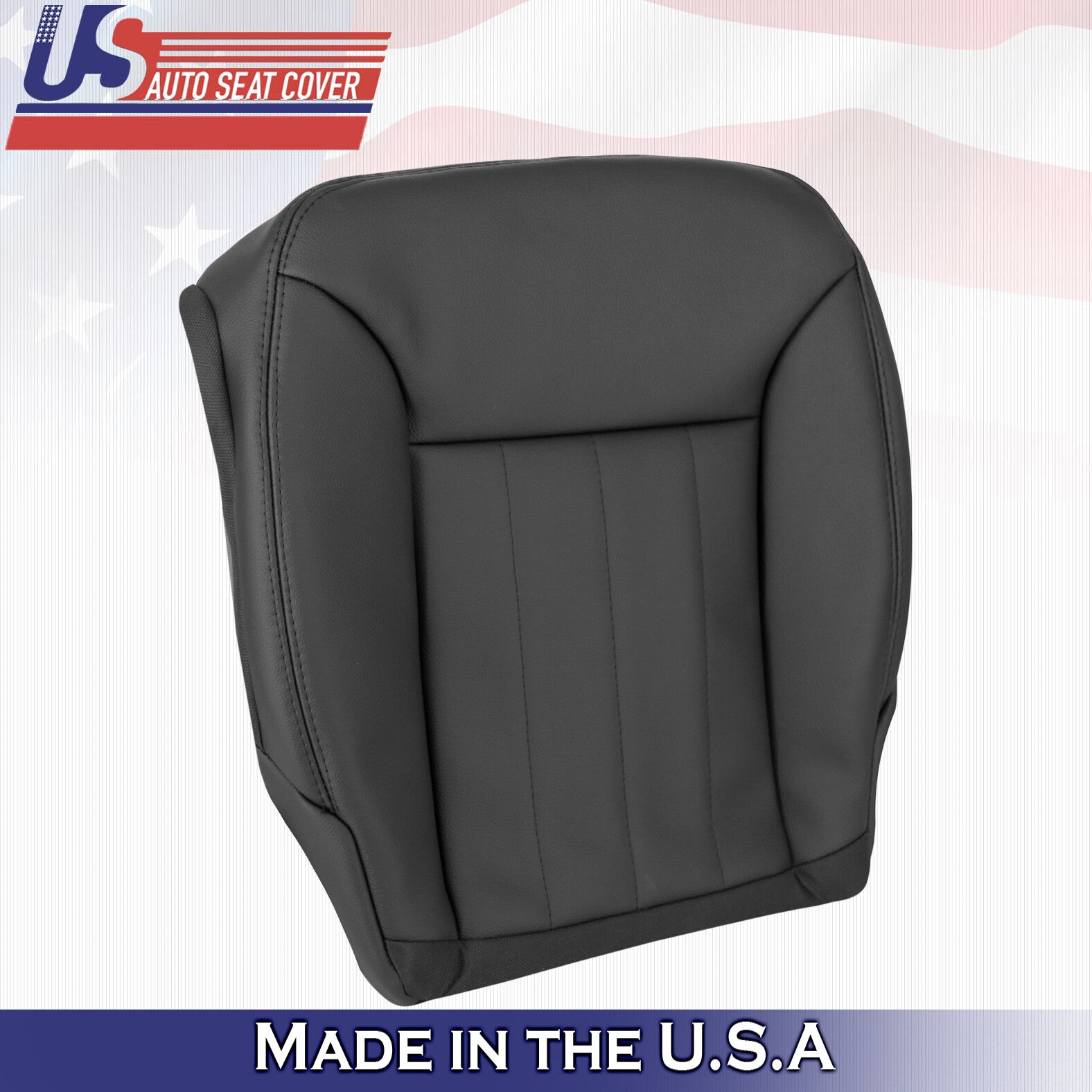 2006 to 2008 For Mercedes Benz ML350 Driver Passenger Bottom Leather Covers BLK