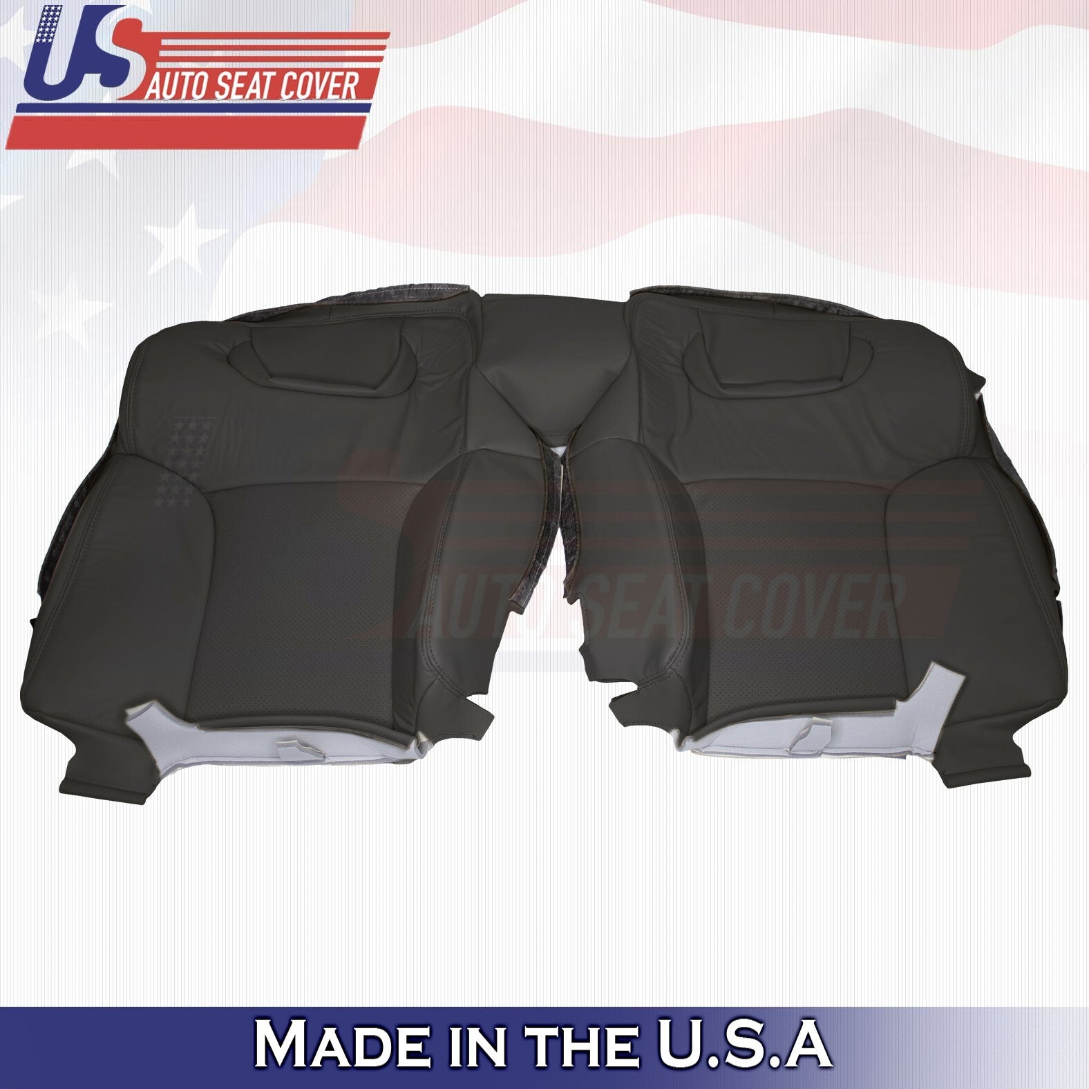 2010 For Lexus GS300 GS350 2nd Row Top & Bottom Perforated Leather Covers Black