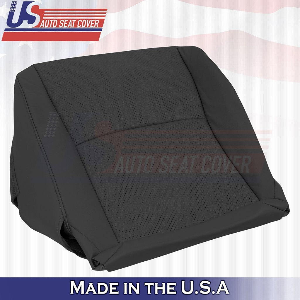 2004 to 2007 For Toyota Highlander Driver & Passenger Tops Leather Cover Black