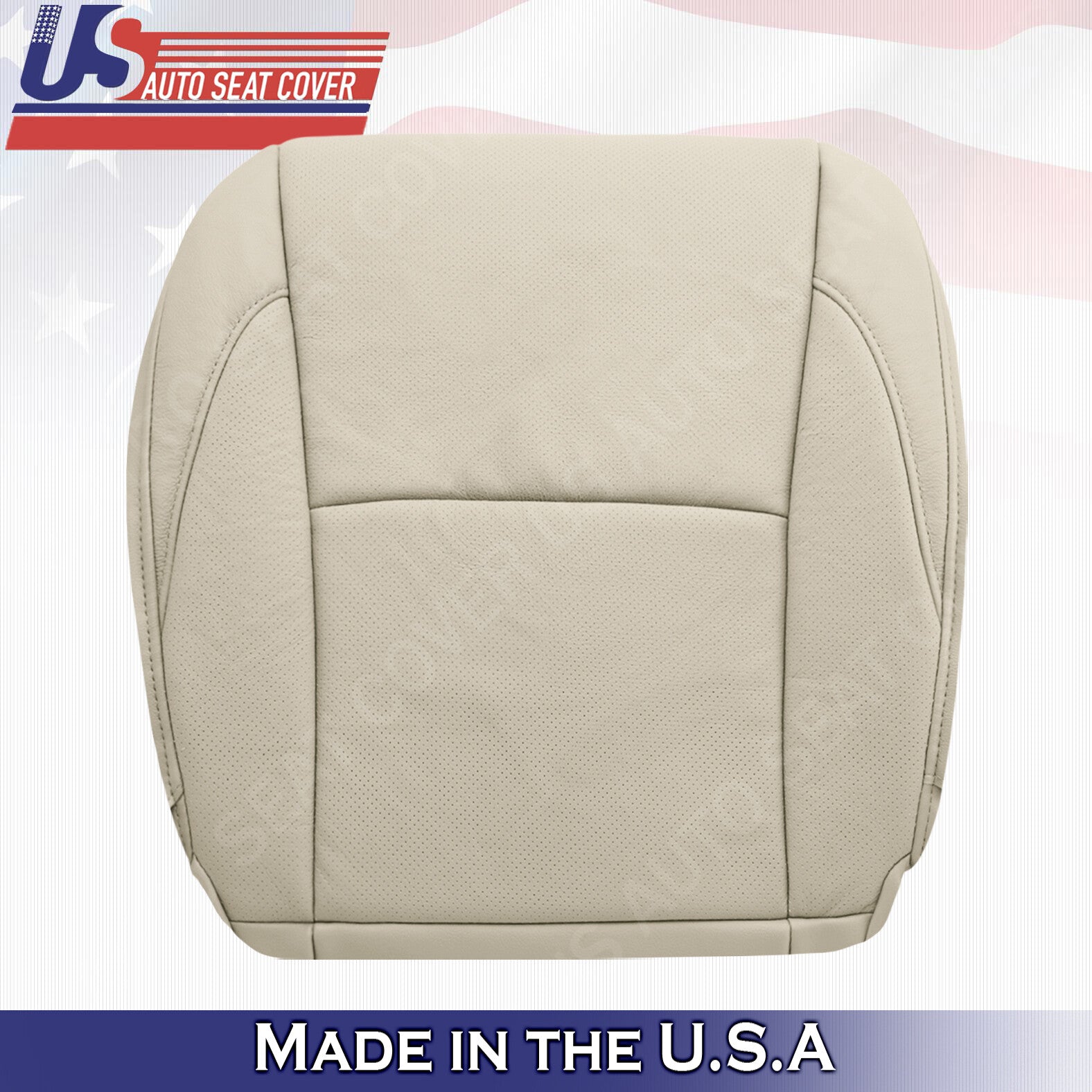 Fits For 2010 2011 2012 Lexus ES350 Driver Bottom Leather Seat Cover Light Tan