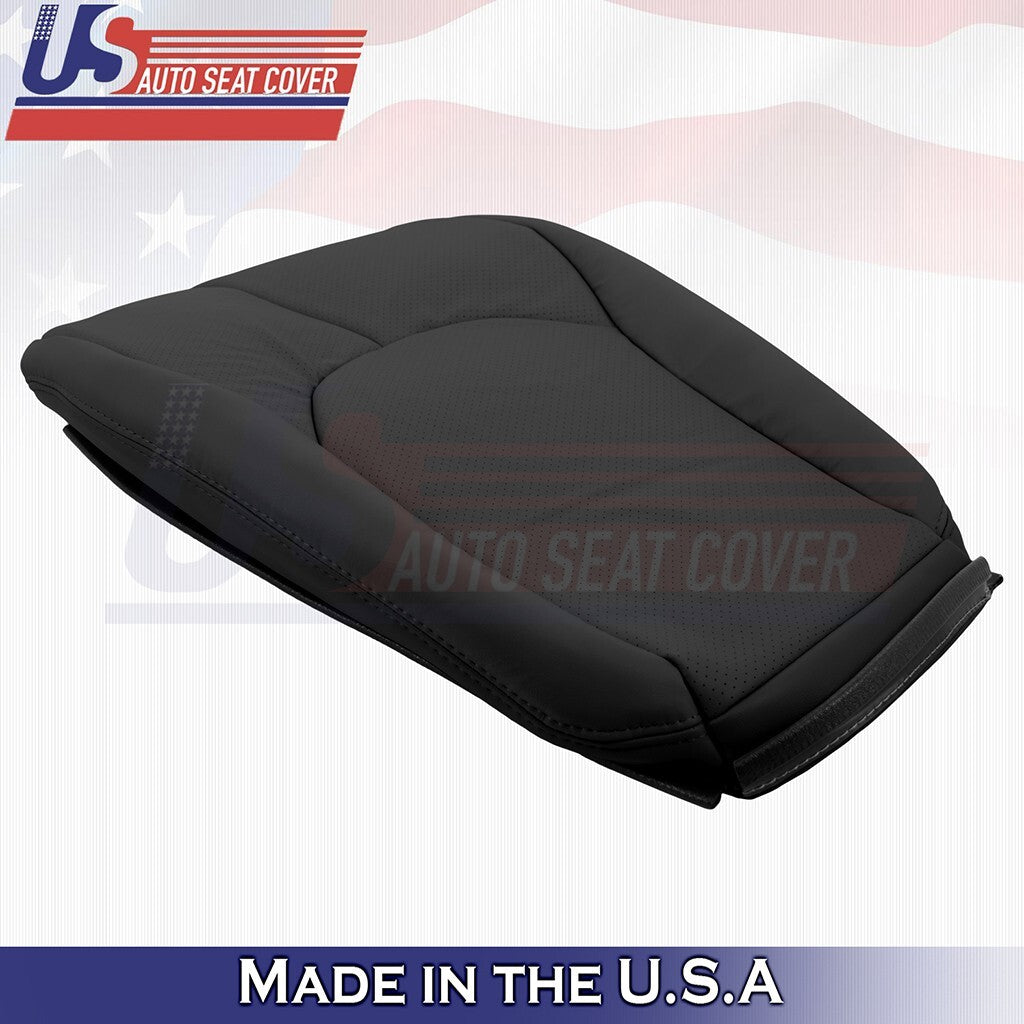 1996 to 2002 Fits Mercedes Benz SL600 RIGHT Bottom & Top Perf Leather Cover BLK