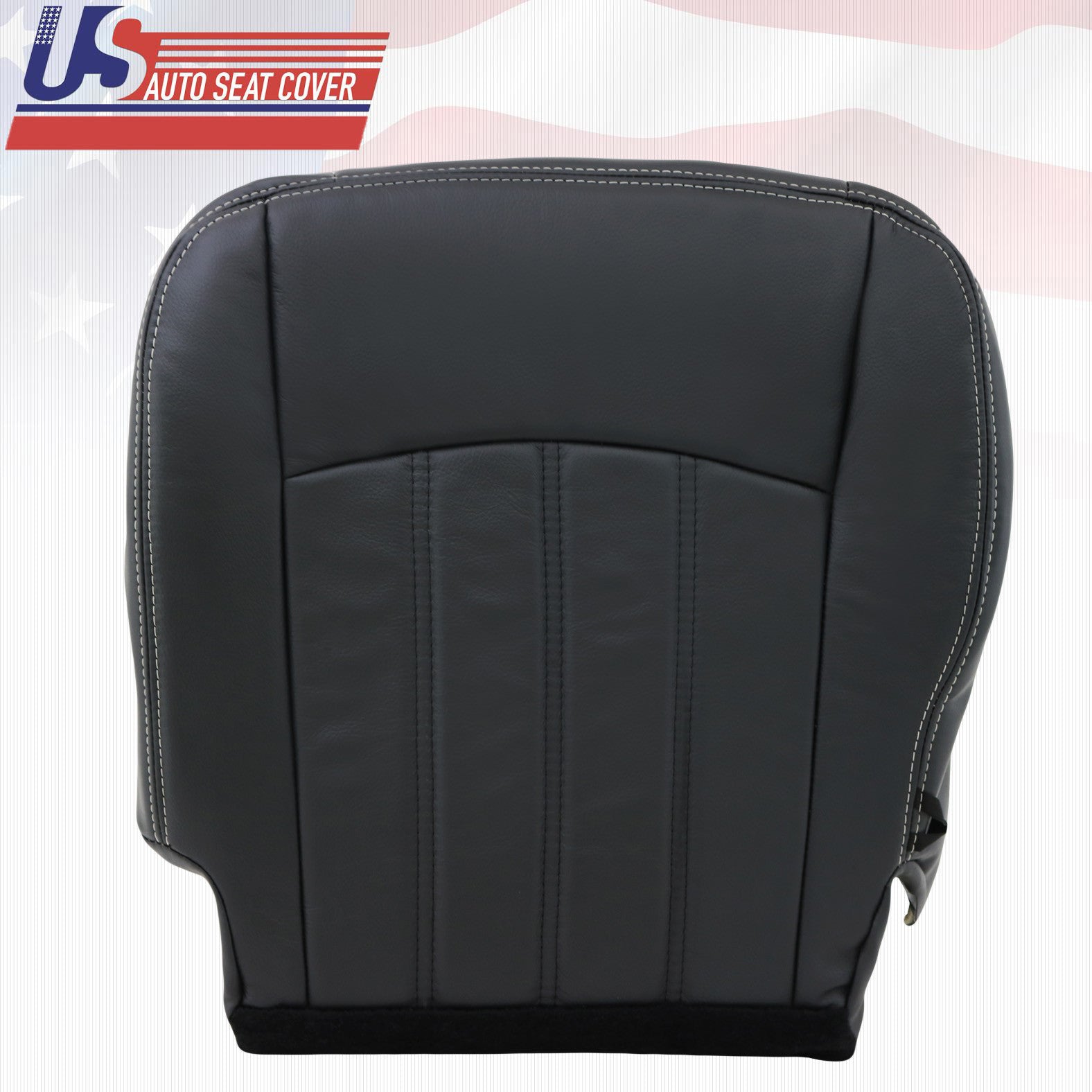 2009-2012 Fits Dodge Ram Laramie 1500 Bucket Seat Dark Slate Leather Cover