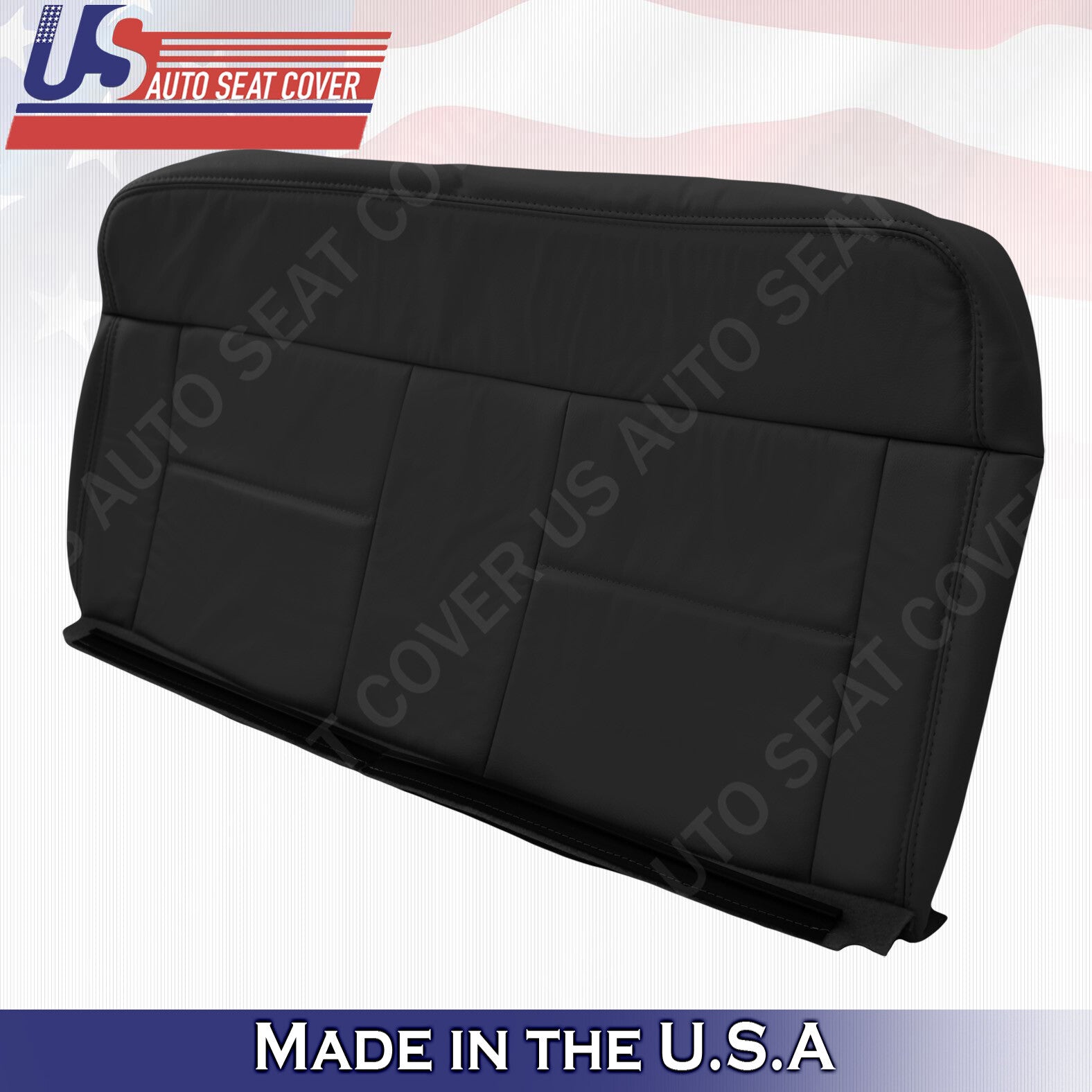 2004 2005 06 2007 2008 Ford F150 REAR Driver-Passenger Bottom Leather Cover Blk