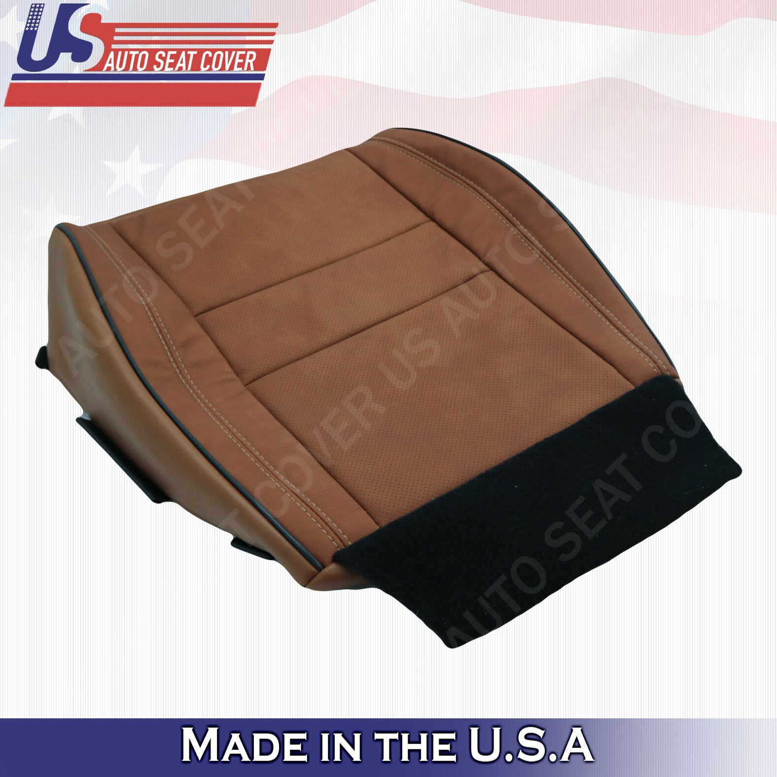 2018 2020 Fits Jeep Grand Cherokee Overland Front Bottom Leather Cove New Saddle